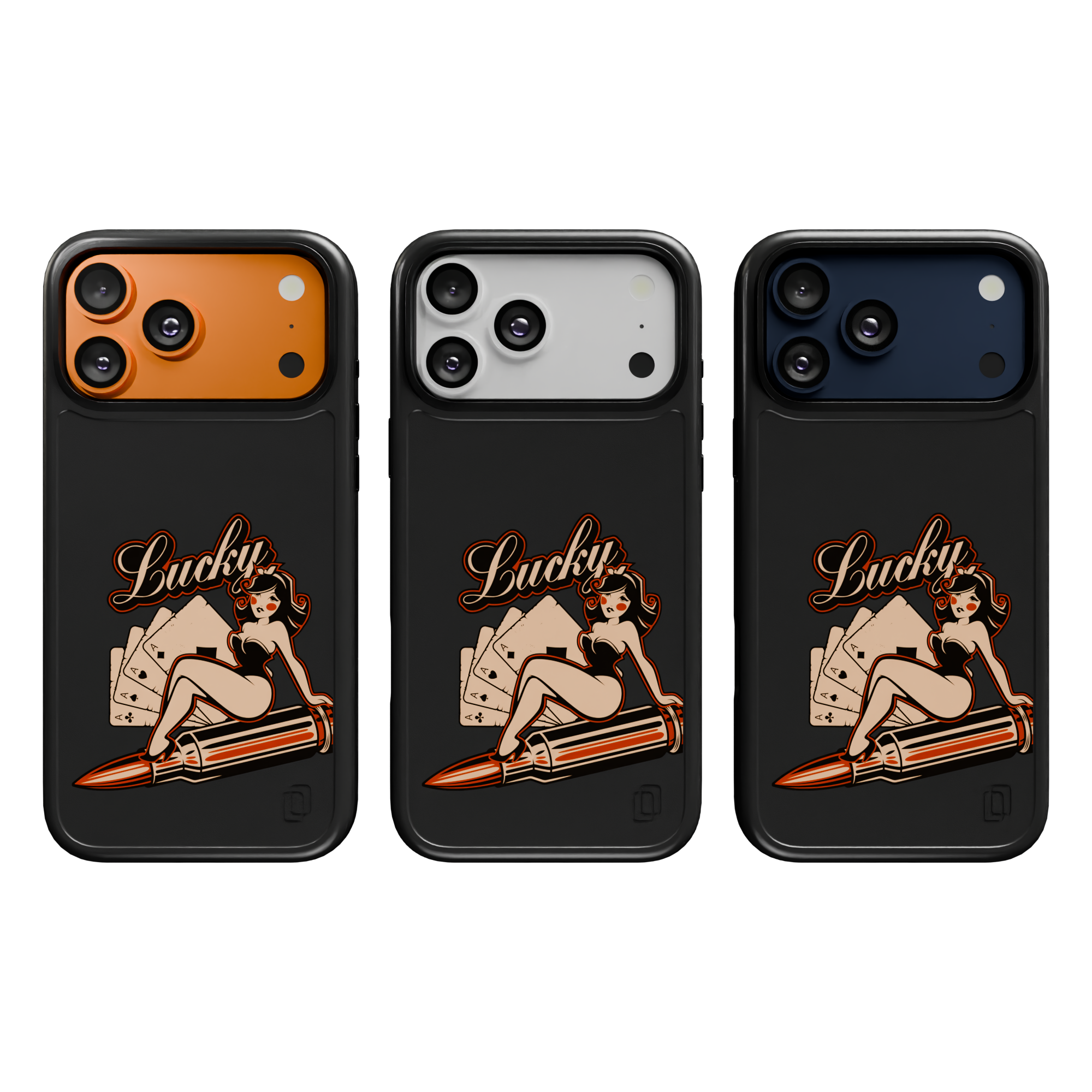 Patriot Collection - Lady Luck for iPhone 17 Series Lady Luck / iPhone 17 Pro Max / Black