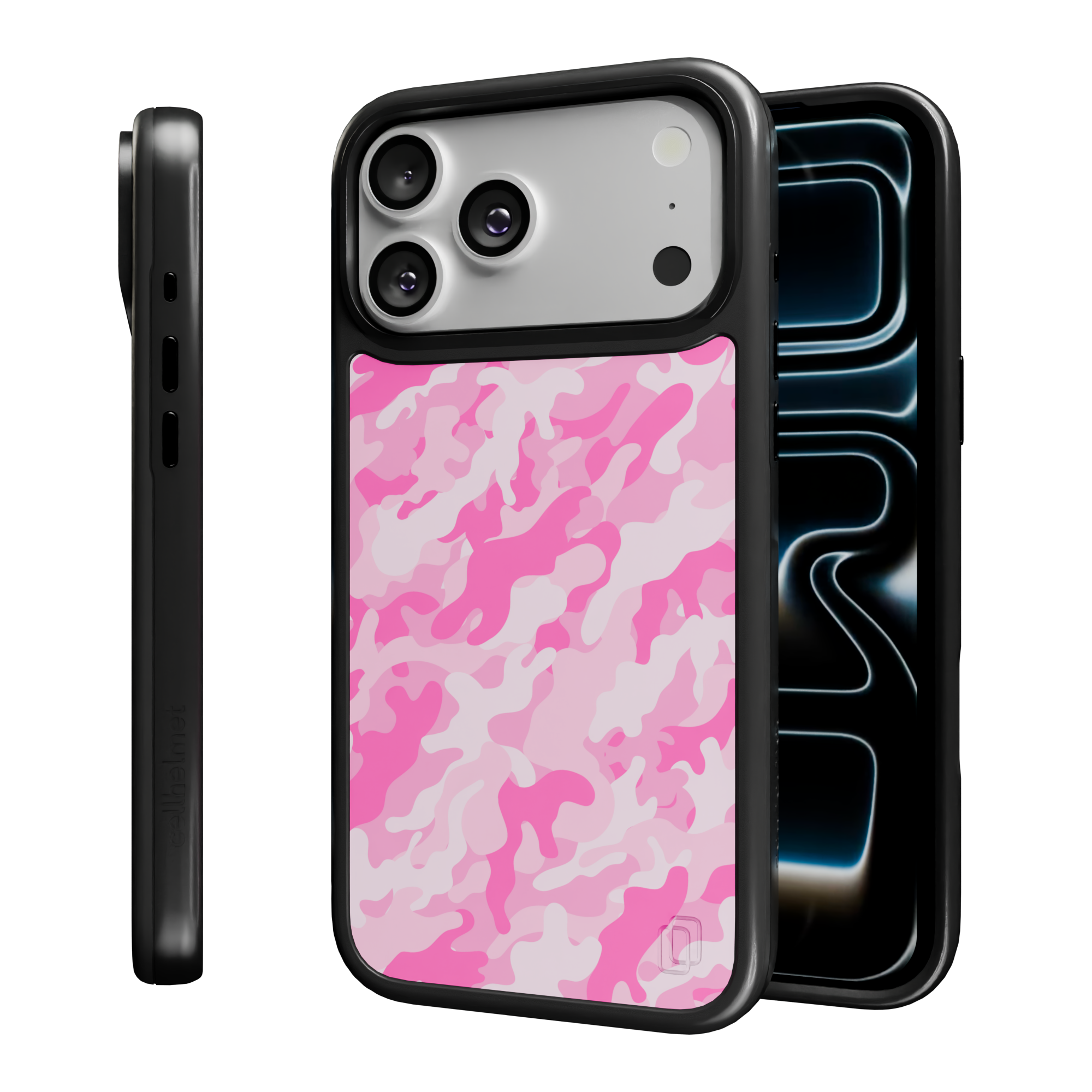Patriot Collection - Pink Camo for iPhone 17 Series Pink Camo / iPhone 17 Pro Max / Black