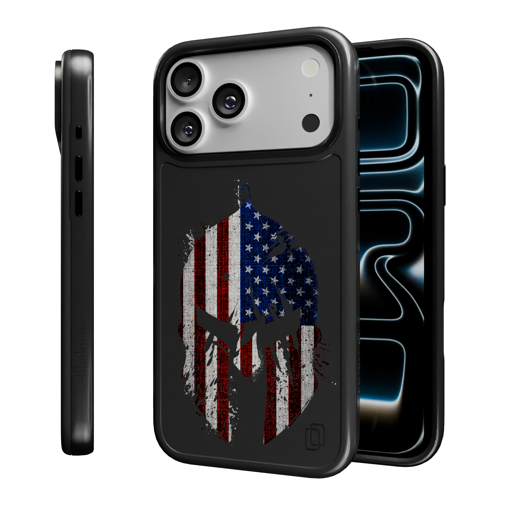 Patriot Collection - Spartan Patriot for iPhone 17 Series Spartan Patriot / iPhone 17 Pro Max / Black