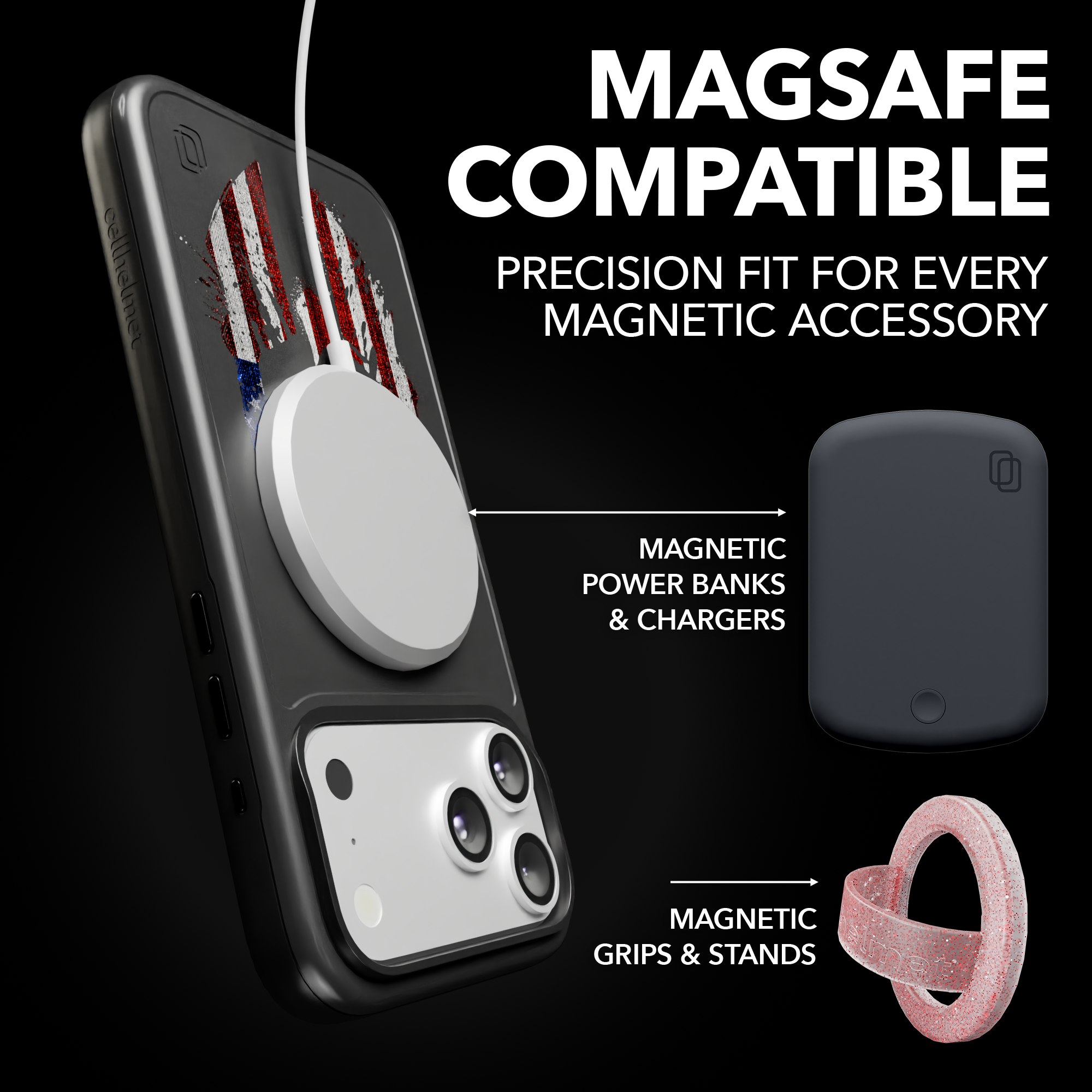 Patriot Collection - Spartan Patriot for iPhone 17 Series Spartan Patriot / iPhone 17 Pro Max / Black