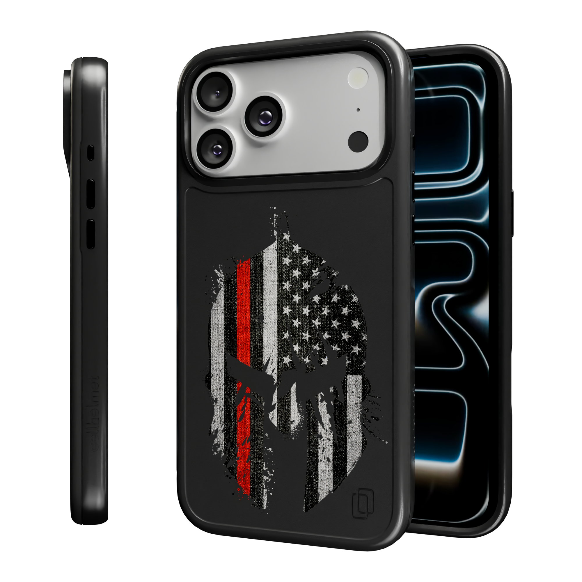 Patriot Collection - Spartan Red for iPhone 17 Series Spartan Red / iPhone 17 Pro Max / Black