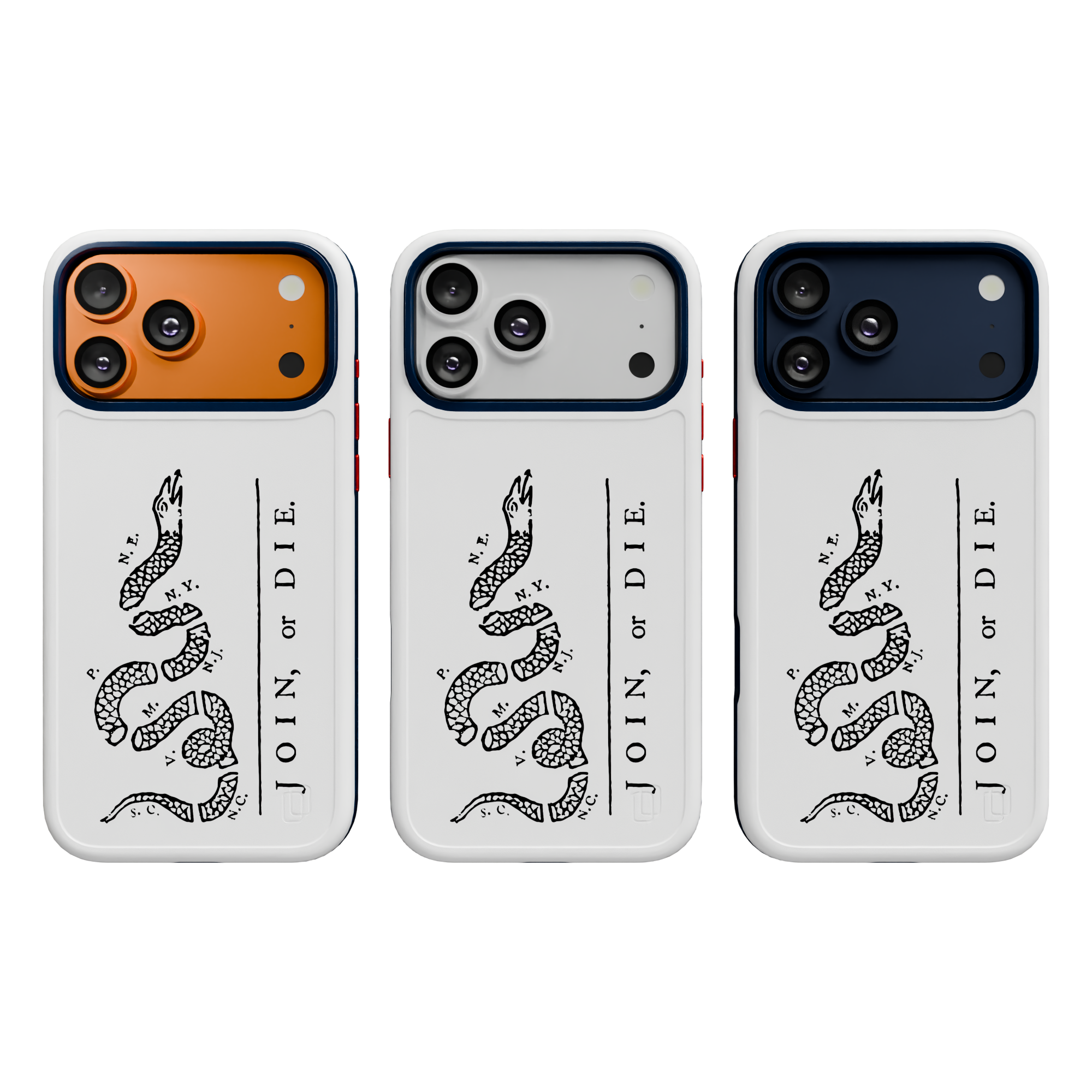 Patriot Collection - Broken Serpent for iPhone 17 Series Broken Serpent / iPhone 17 Pro Max / White