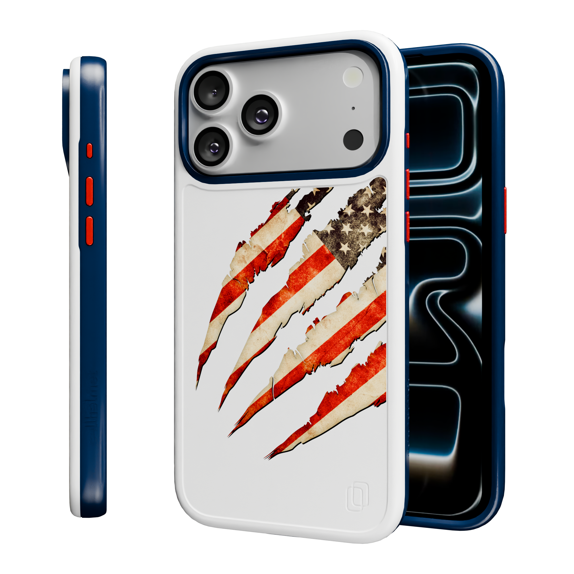 Patriot Collection - Claws of Freedom for iPhone 17 Series Claws of Freedom / iPhone 17 Pro Max / White