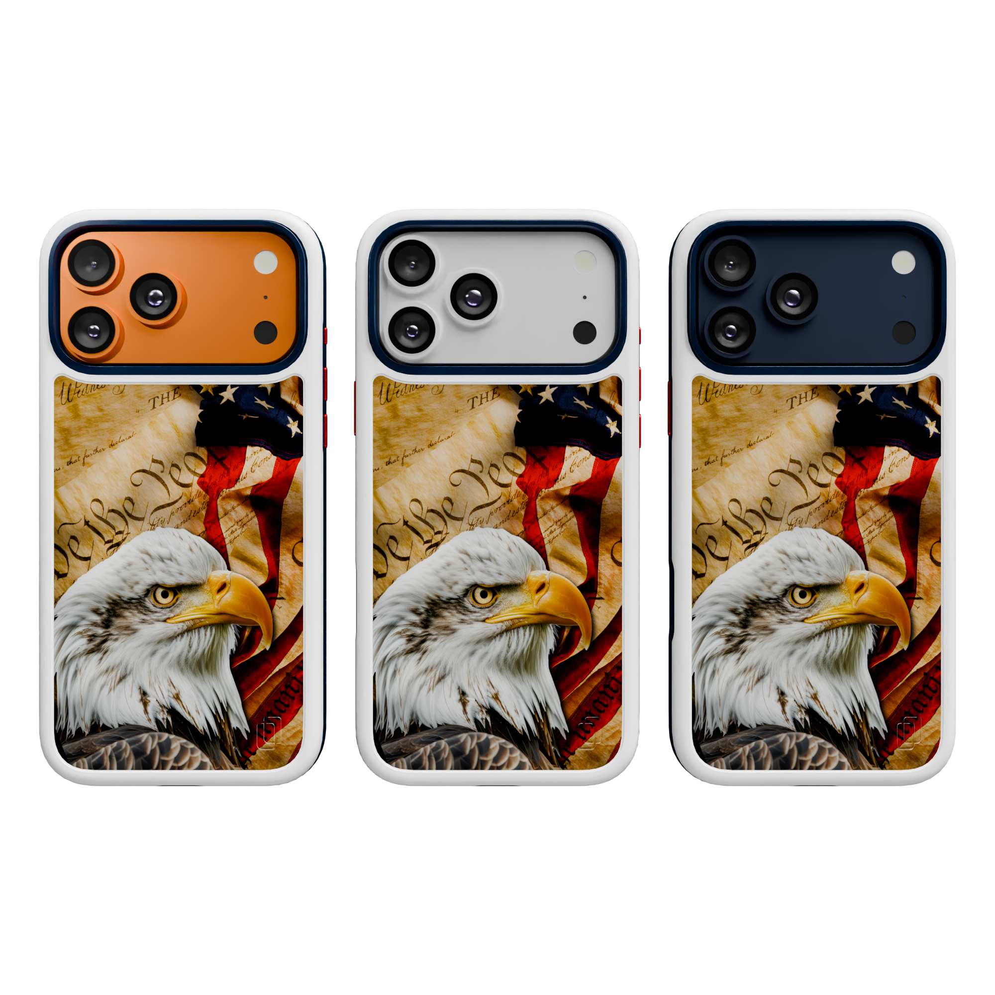 Patriot Collection - Freedom Eagle for iPhone 17 Series Freedom Eagle / iPhone 17 Pro Max / White
