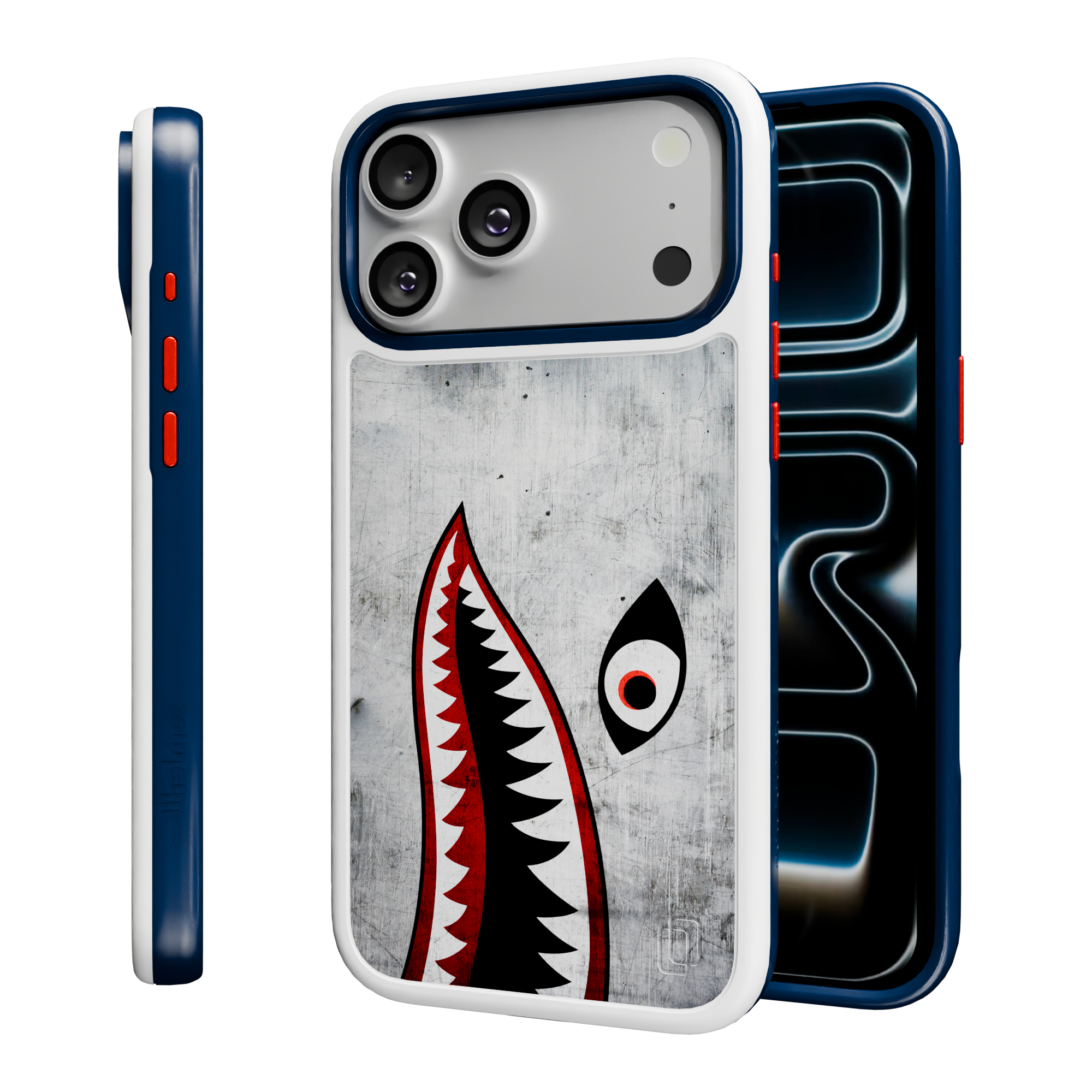 Patriot Collection - Flying Shark for iPhone 17 Series Flying Shark / iPhone 17 Pro Max / White
