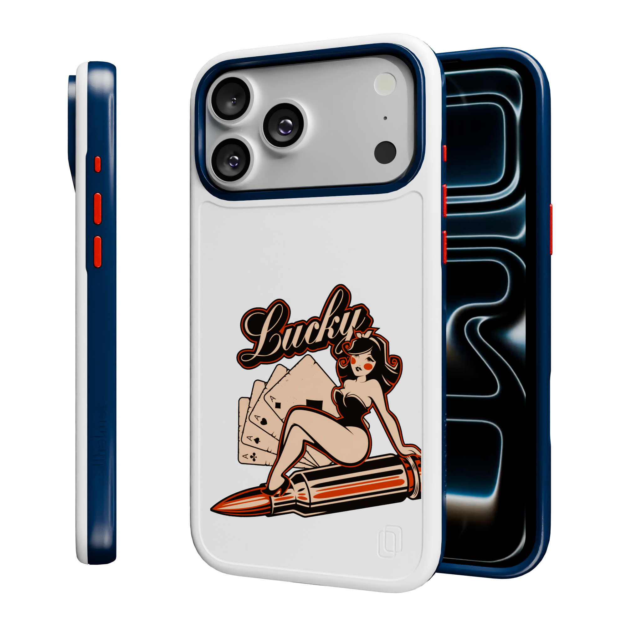 Patriot Collection - Lady Luck for iPhone 17 Series Lady Luck / iPhone 17 Pro Max / White
