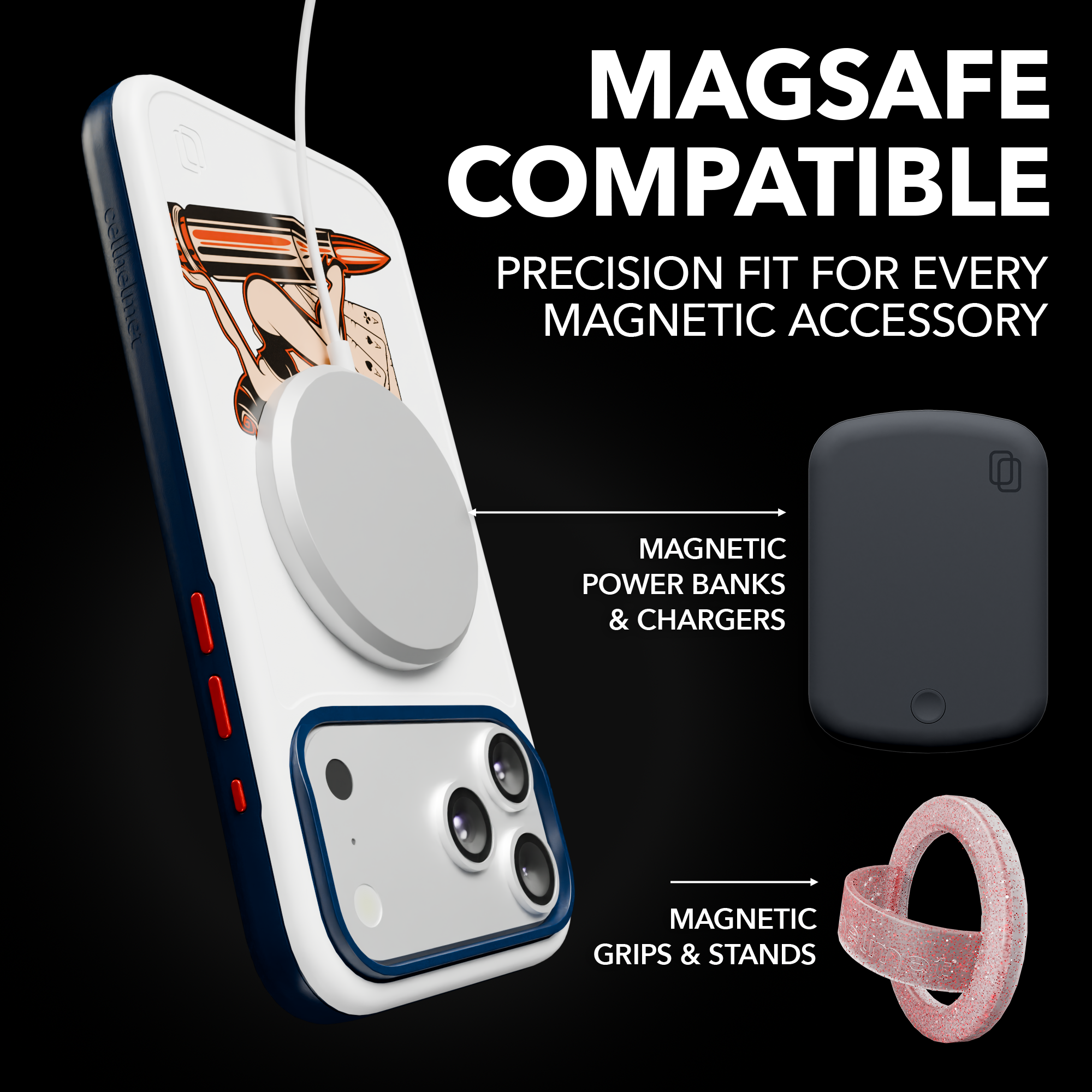 Patriot Collection - Lady Luck for iPhone 17 Series Lady Luck / iPhone 17 Pro Max / White