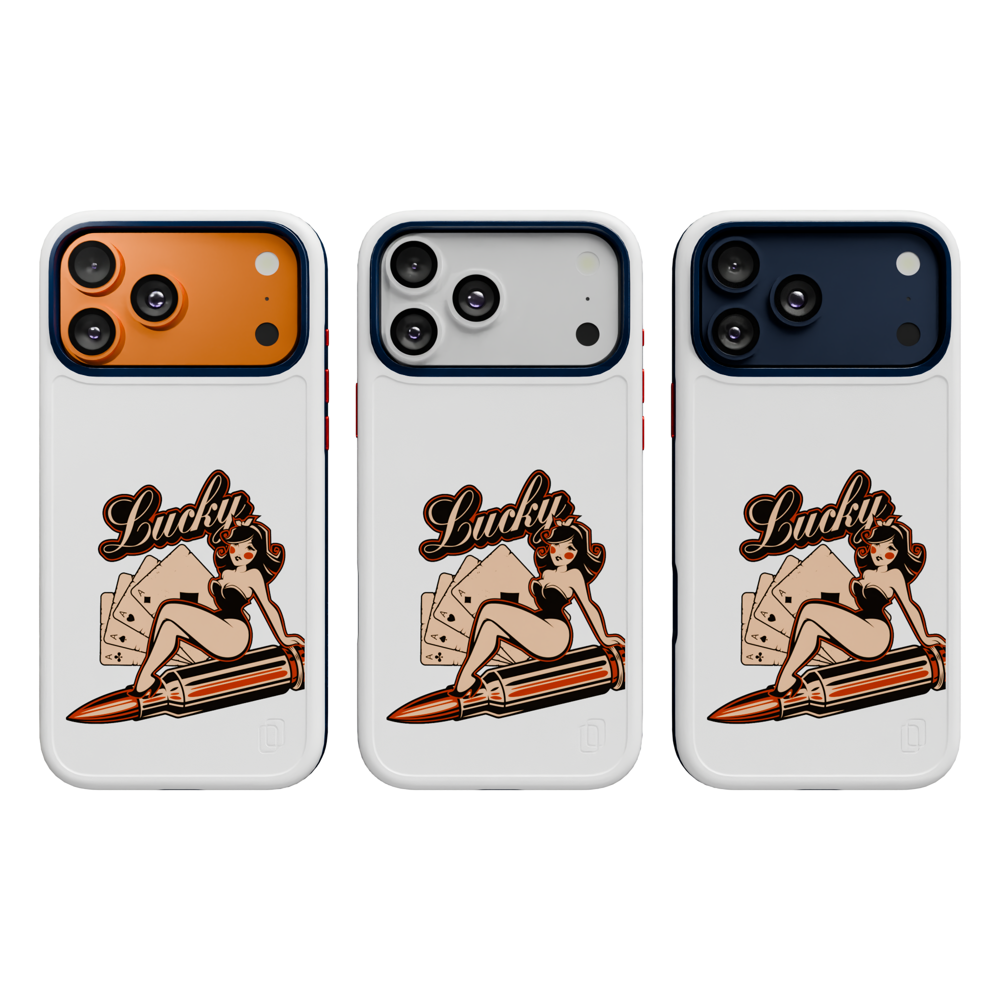 Patriot Collection - Lady Luck for iPhone 17 Series Lady Luck / iPhone 17 Pro Max / White