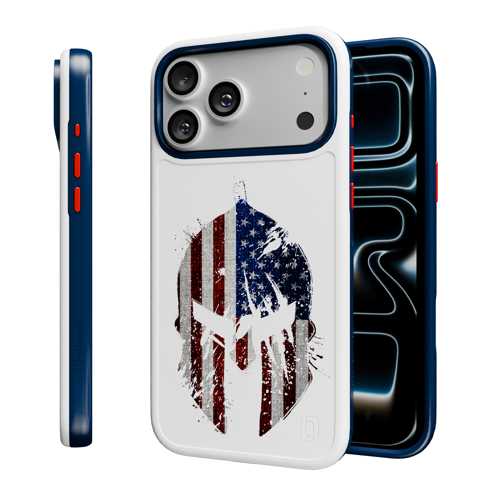 Patriot Collection - Spartan Patriot for iPhone 17 Series Spartan Patriot / iPhone 17 Pro Max / White