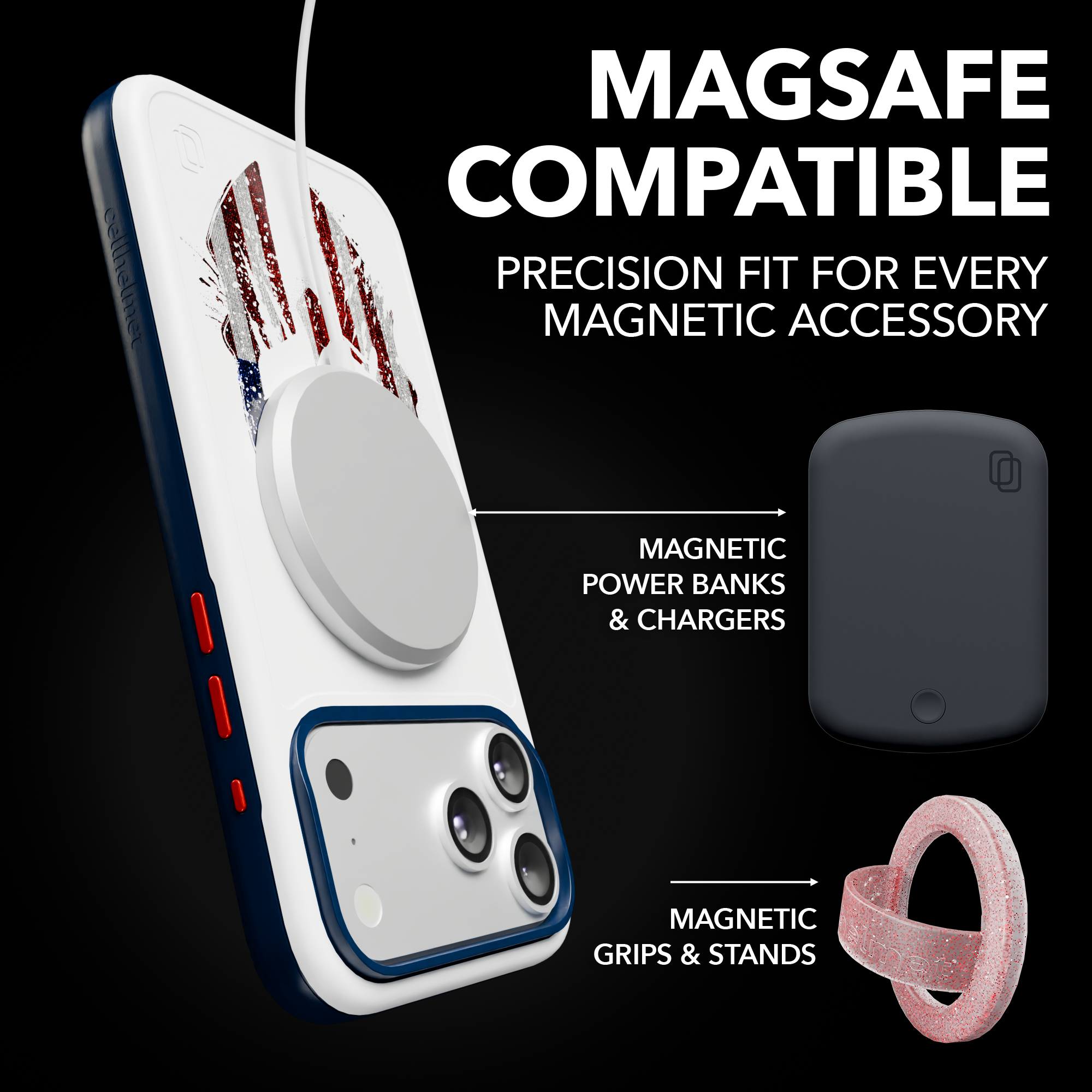 Patriot Collection - Spartan Patriot for iPhone 17 Series Spartan Patriot / iPhone 17 Pro Max / White