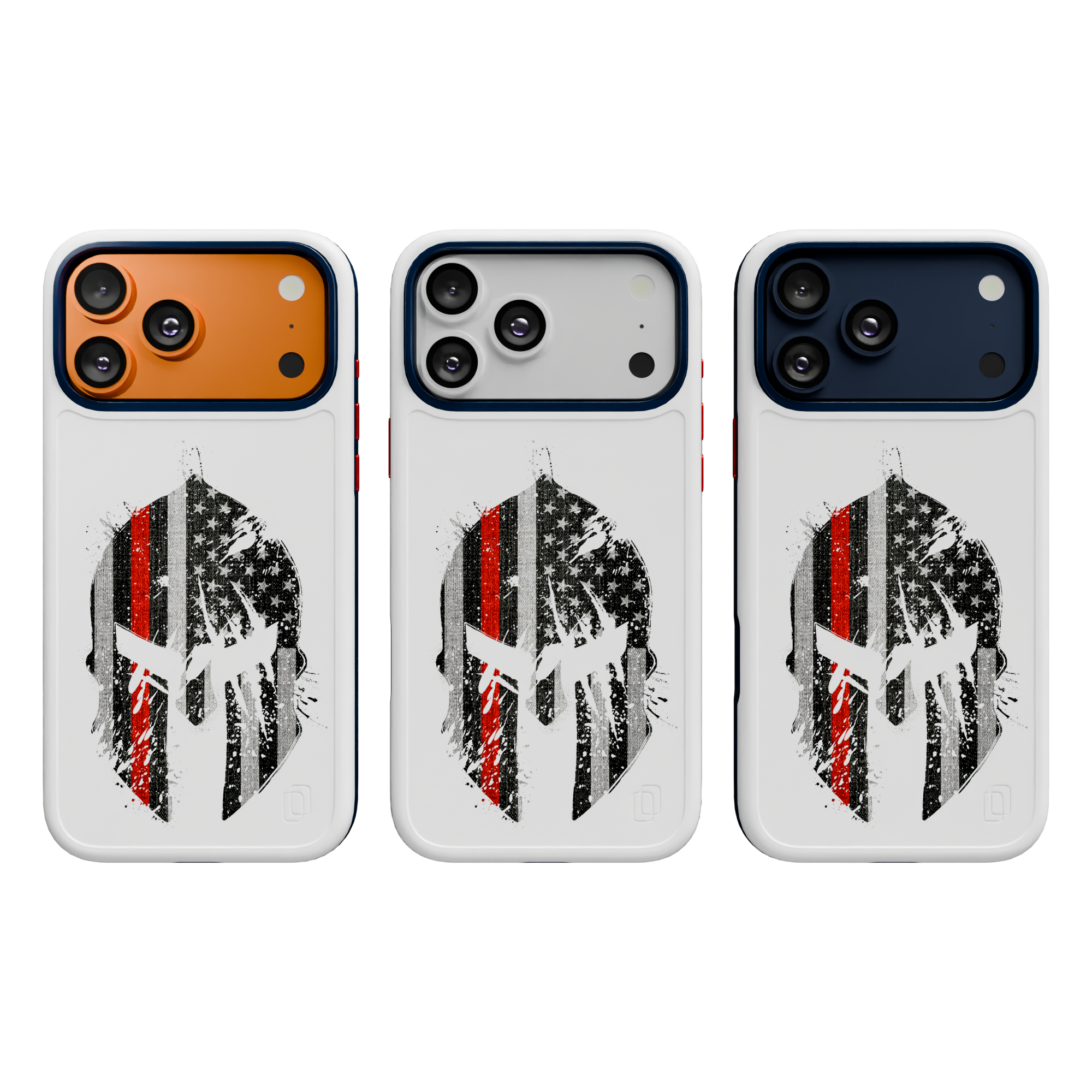Patriot Collection - Spartan Red for iPhone 17 Series Spartan Red / iPhone 17 Pro Max / White