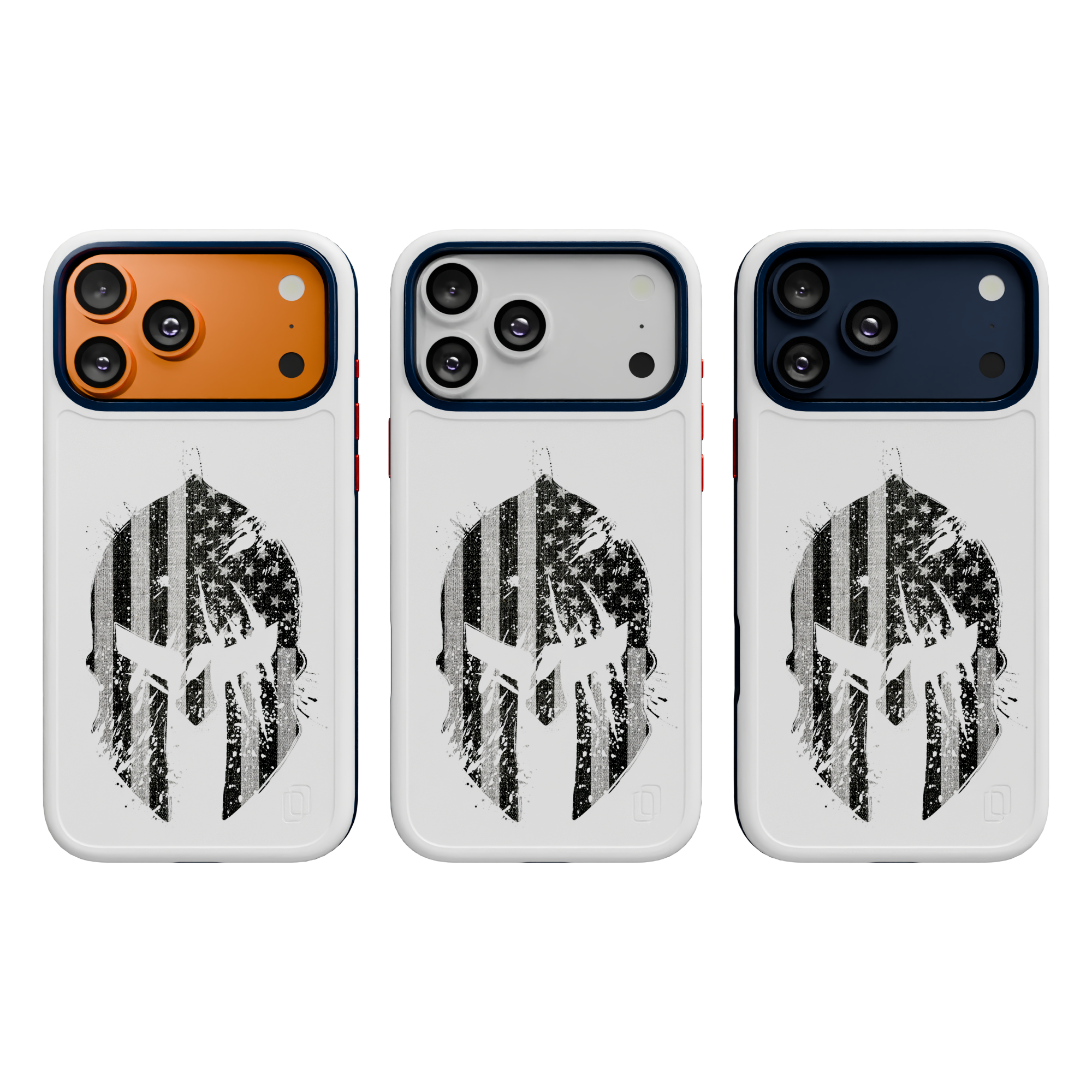 Patriot Collection - Spartan Warrior for iPhone 17 Series Spartan Warror / iPhone 17 Pro Max / White