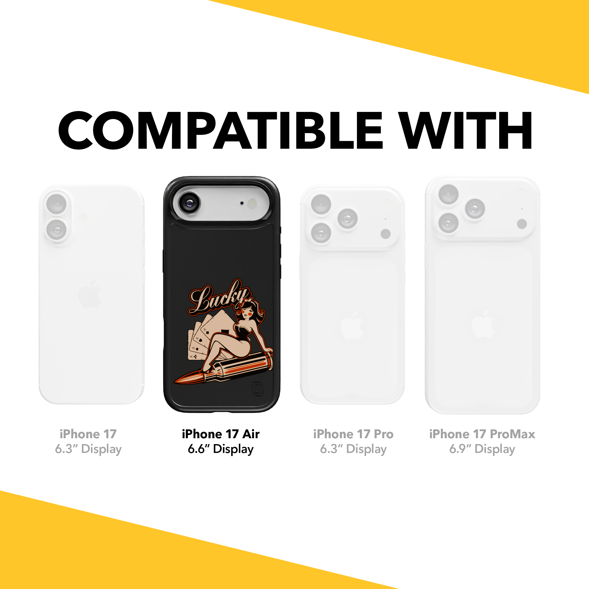 Patriot Collection - Lady Luck for iPhone 17 Series Lady Luck / iPhone Air / Black