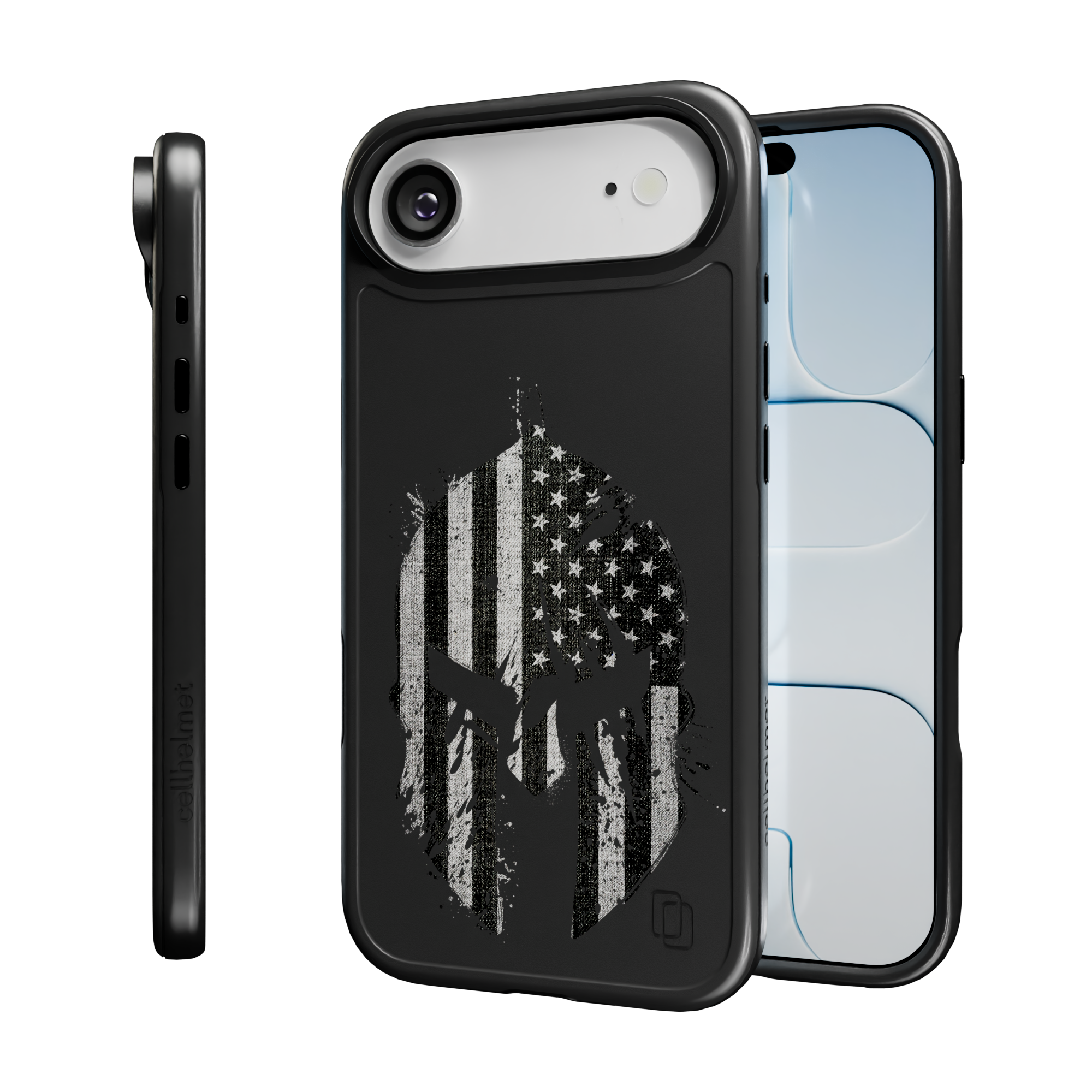 Patriot Collection - Spartan Warrior for iPhone 17 Series Spartan Warror / iPhone Air / Black