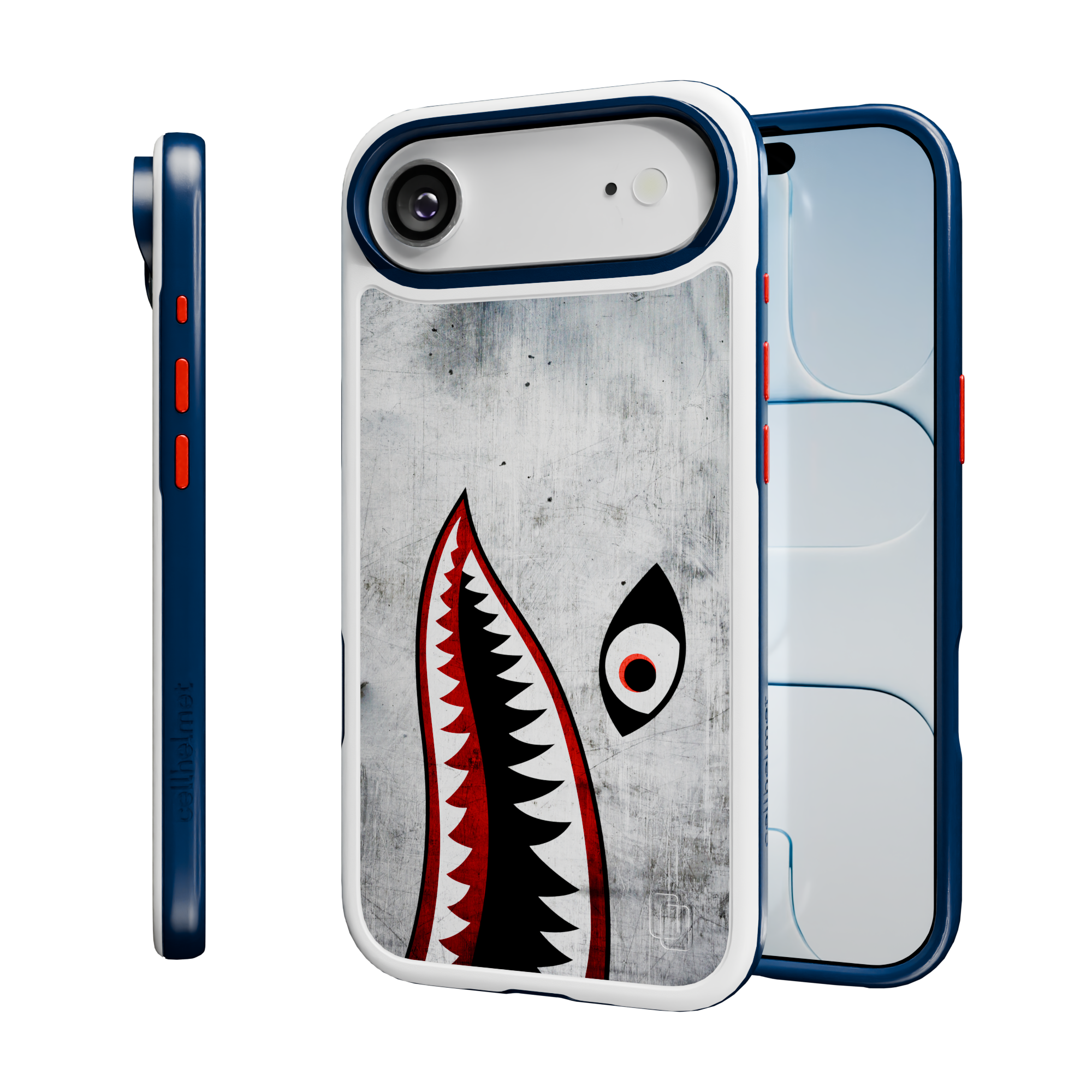 Patriot Collection - Flying Shark for iPhone 17 Series Flying Shark / iPhone Air / White