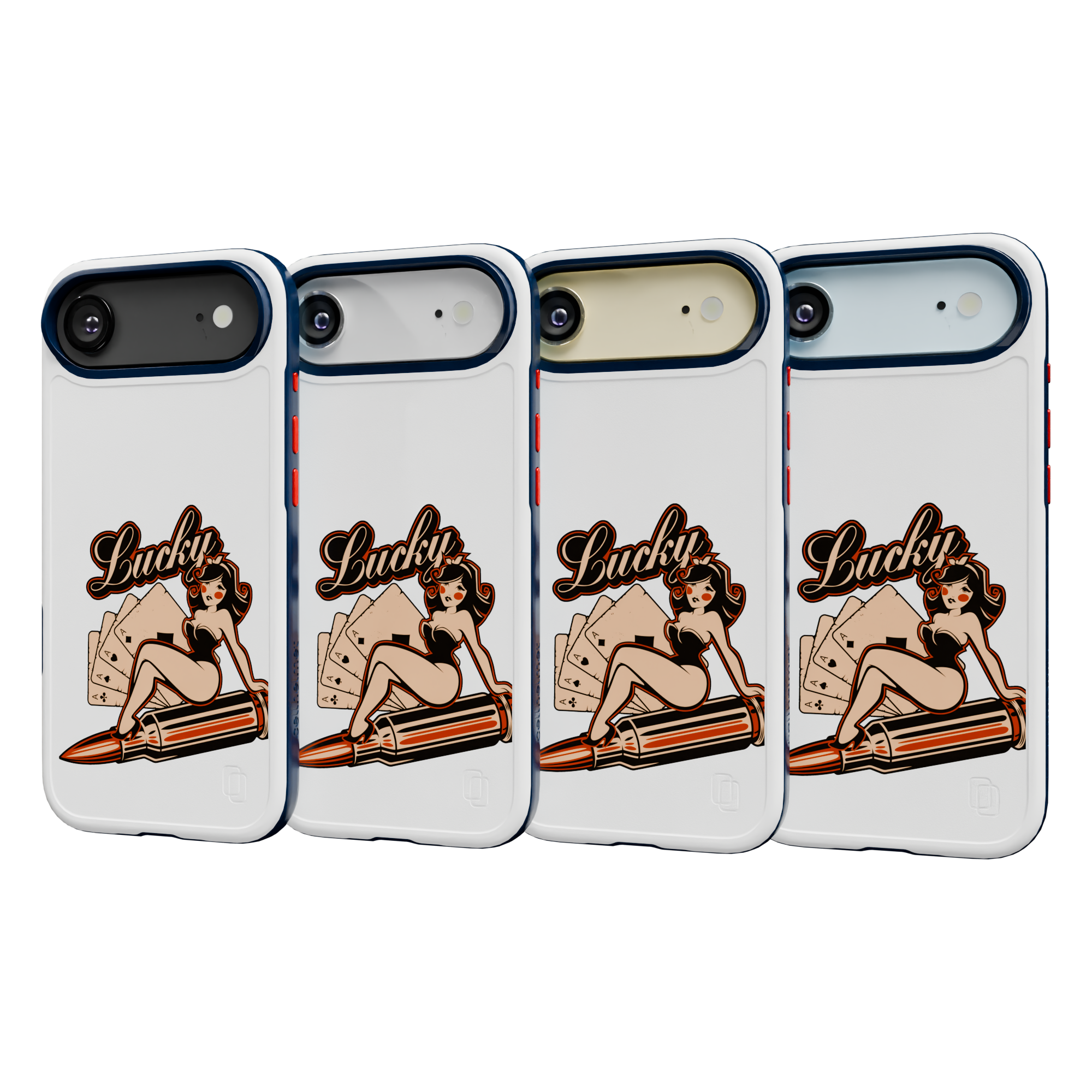 Patriot Collection - Lady Luck for iPhone 17 Series Lady Luck / iPhone Air / White