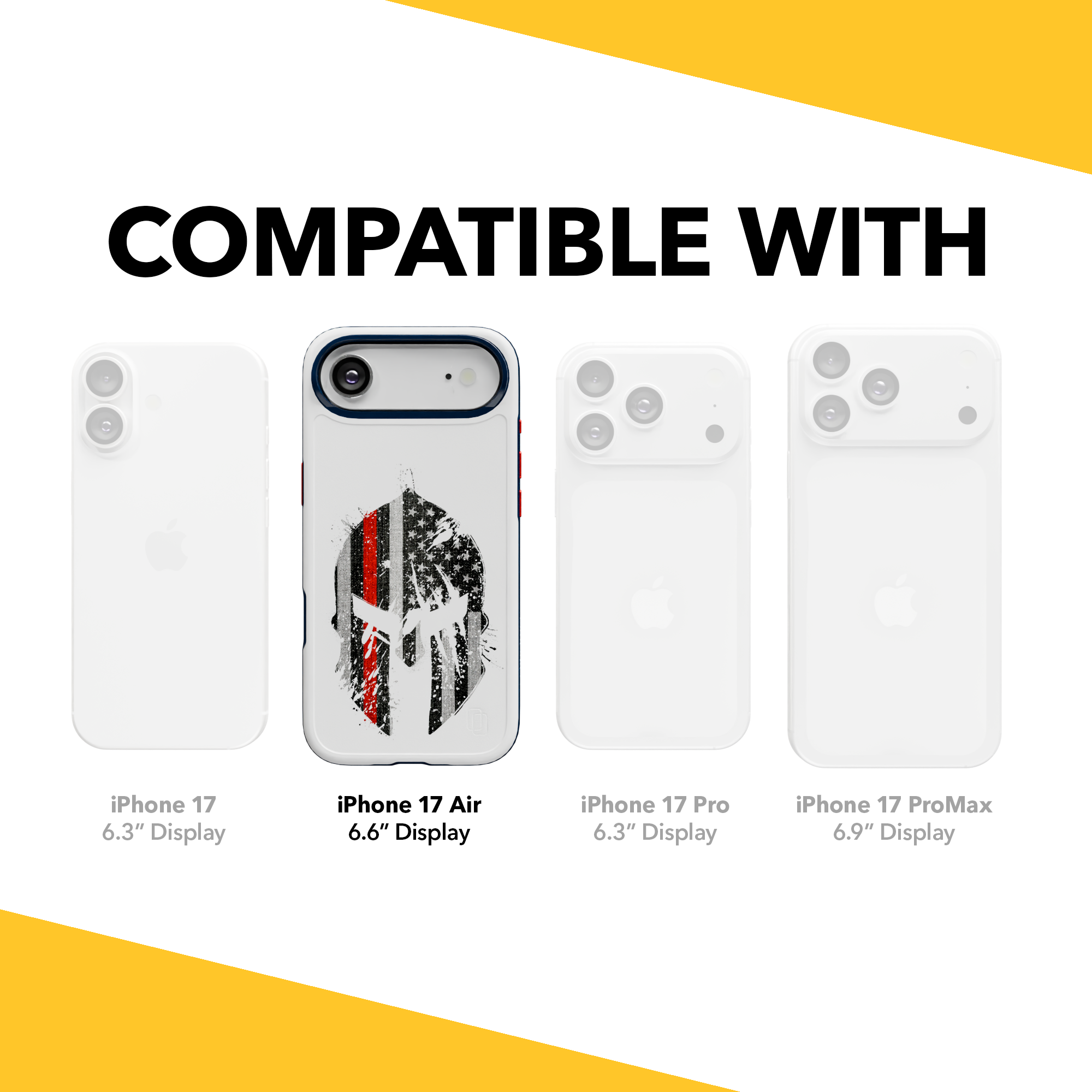 Patriot Collection - Spartan Red for iPhone 17 Series Spartan Red / iPhone Air / White