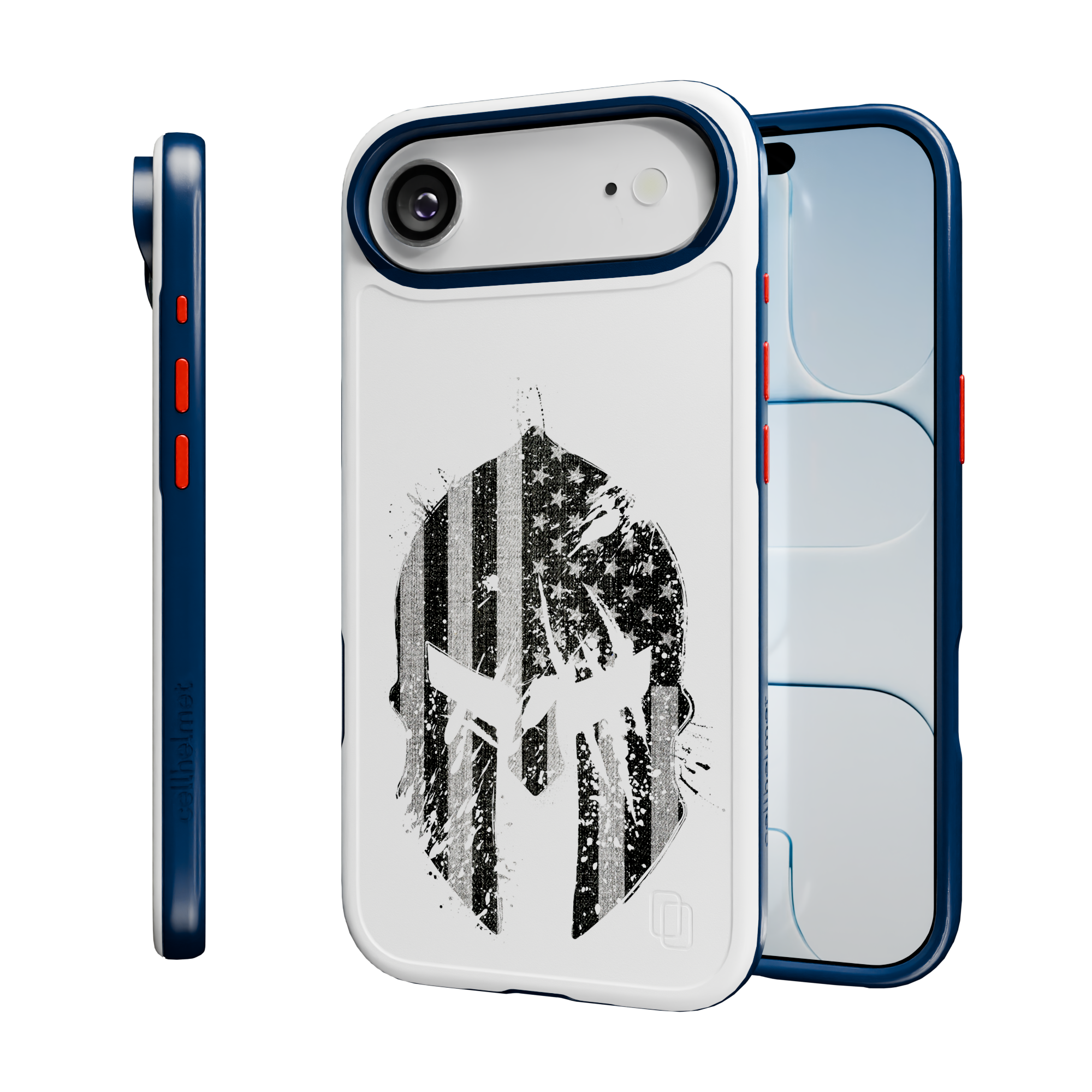 Patriot Collection - Spartan Warrior for iPhone 17 Series Spartan Warror / iPhone Air / White