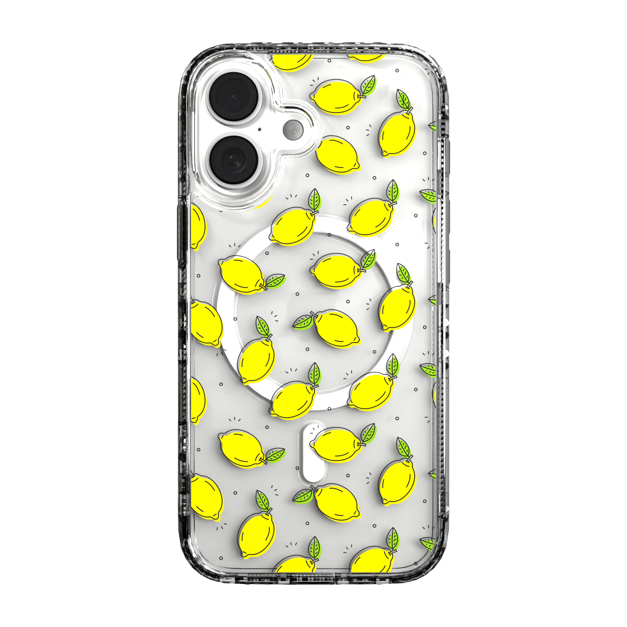 iPhone 16 Series | MagSafe | Fruit Bowl Collection | Lotsa Lemons Lotsa Lemons / iPhone 16 / Clear