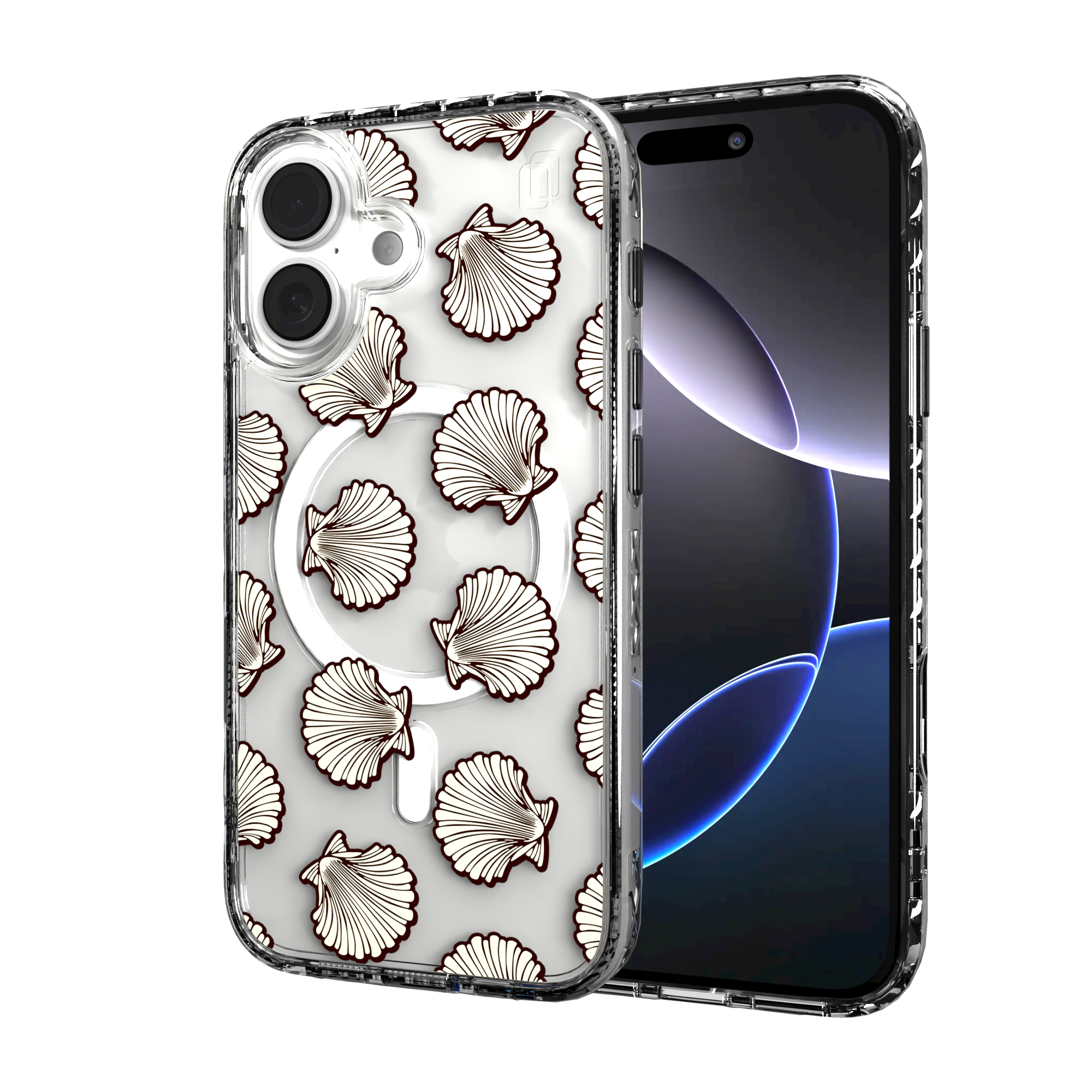 iPhone 16 Series | MagSafe | Coastal Case Collection | Seamless Seashells