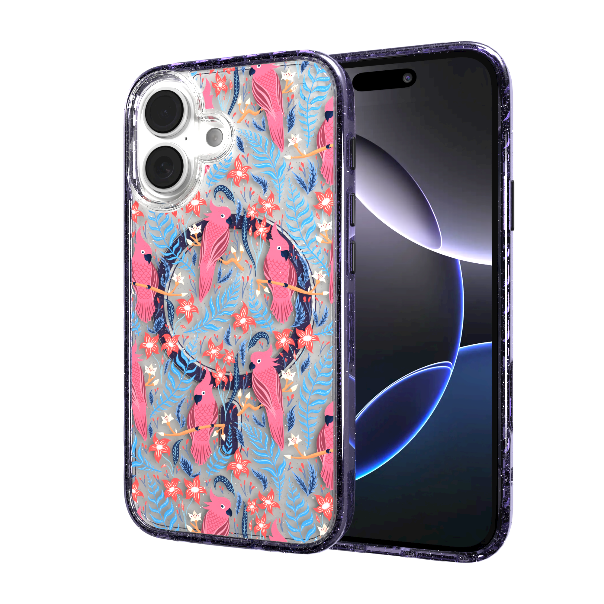 iPhone 16 Series | MagSafe | Bird Case | Oasis Blossom