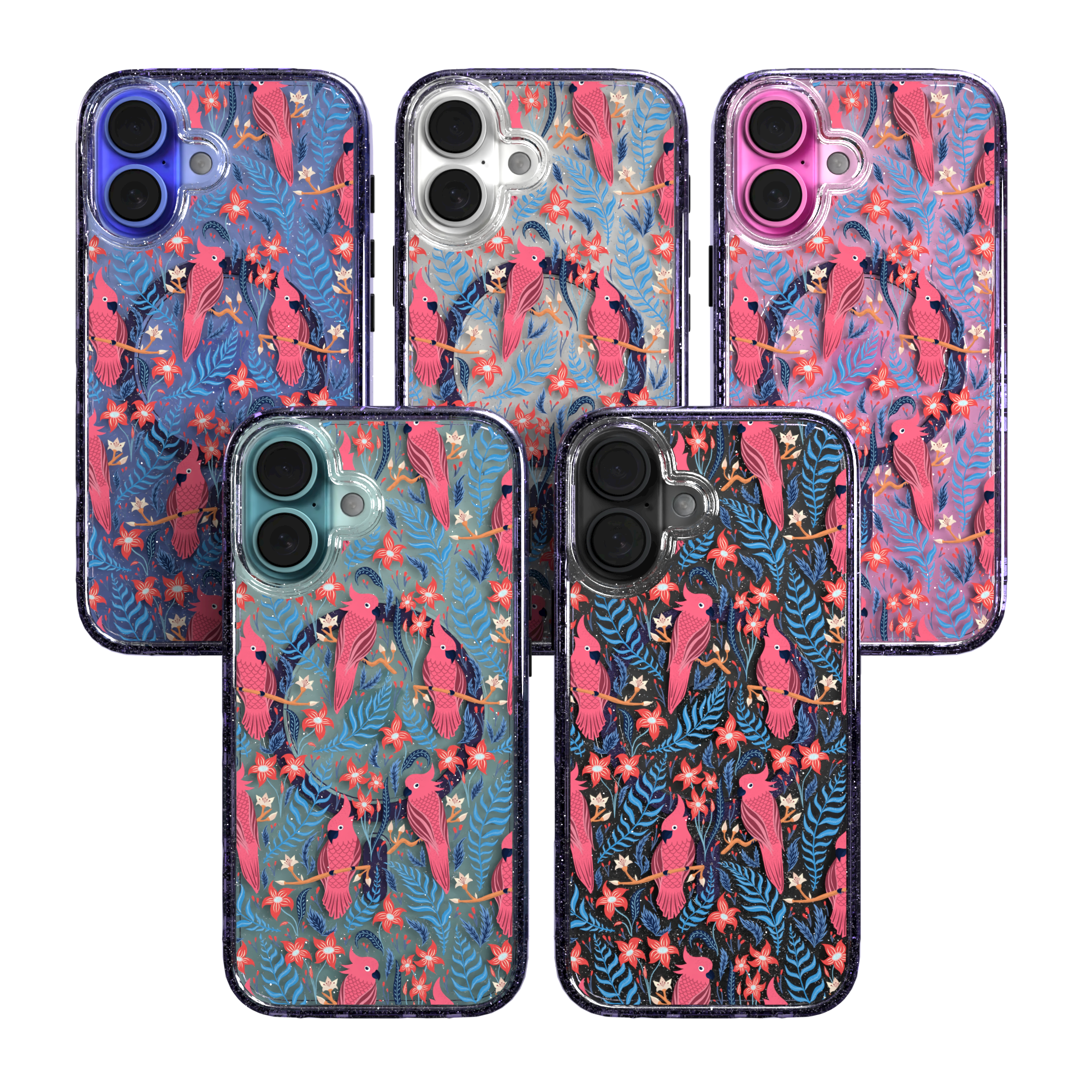 iPhone 16 Series | MagSafe | Bird Case | Oasis Blossom