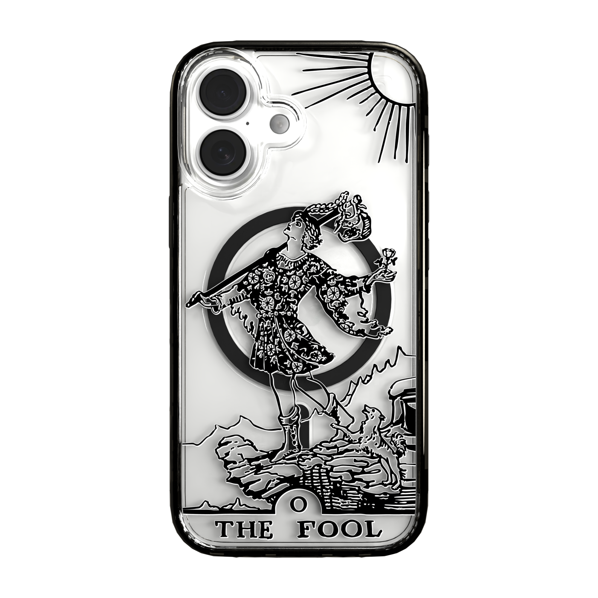iPhone 16 Series | MagSafe | Tarot Collection | The Fool The Fool - Line / iPhone 16 / Black