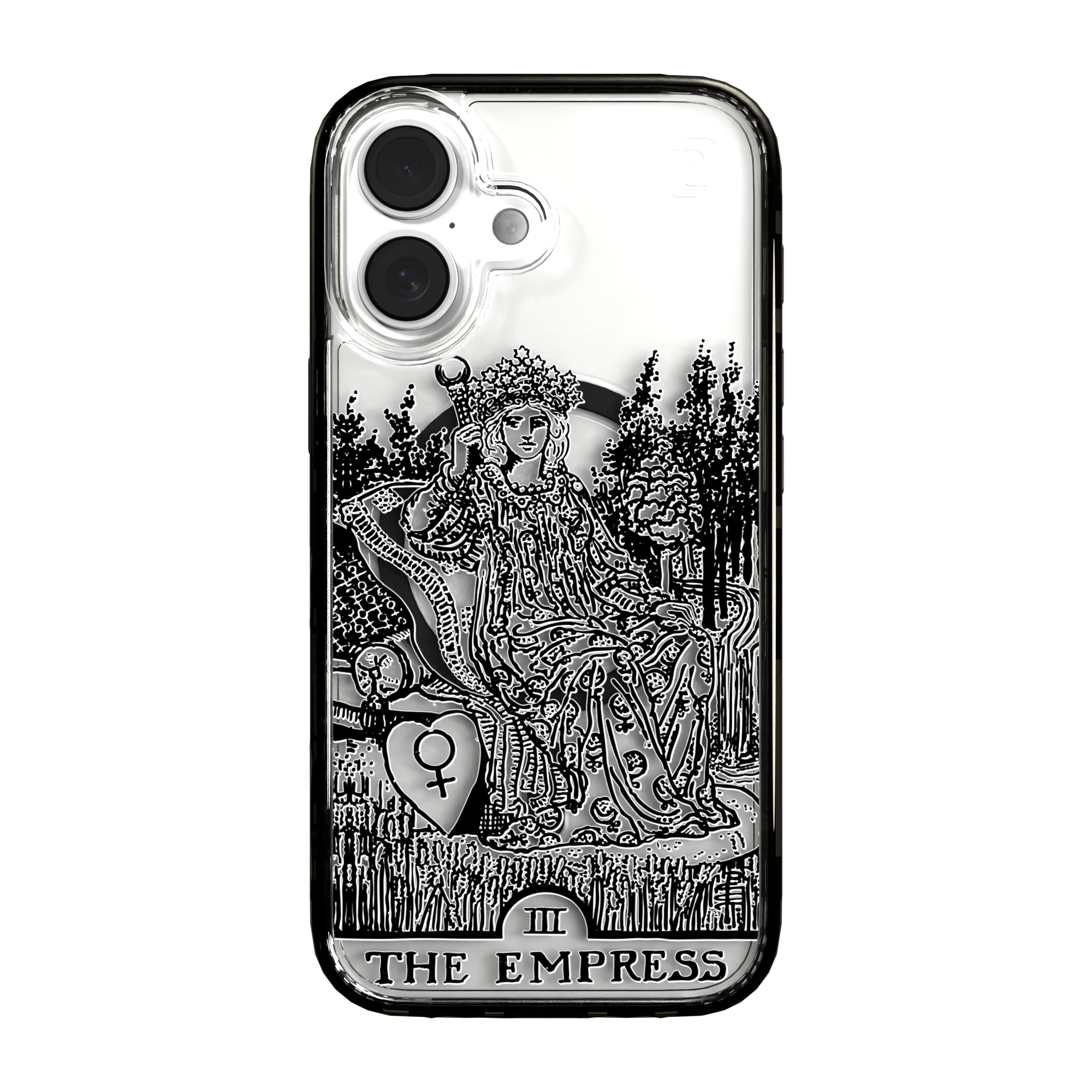 iPhone 16 Series | MagSafe | Tarot Collection | The Empress The Empress - Line / iPhone 16 / Black