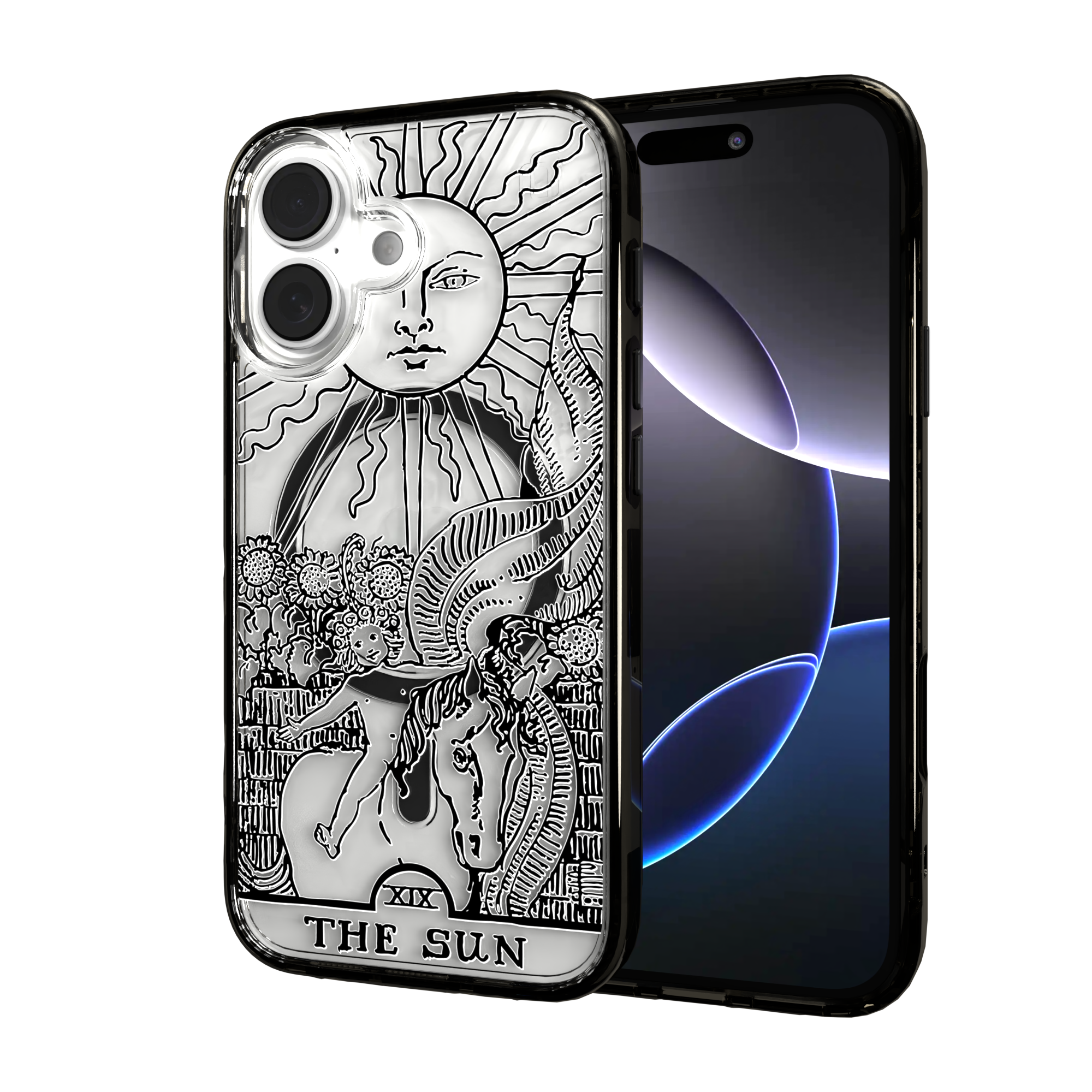 iPhone 16 Series | MagSafe | Tarot Collection | The Sun The Sun - Line / iPhone 16 / Black