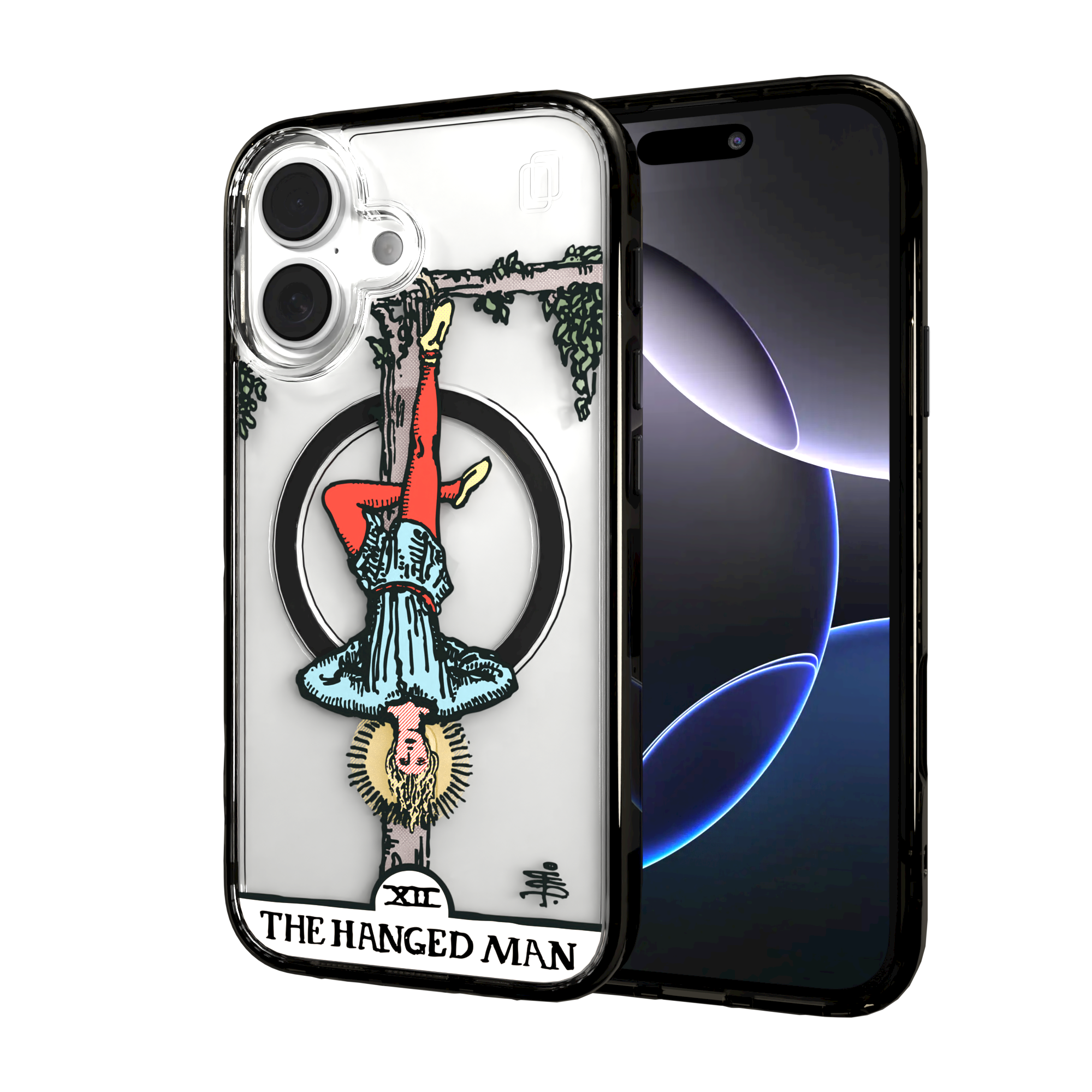 iPhone 16 Series | MagSafe | Tarot Collection | The Hanged Man The Hanged Man - Color / iPhone 16 / Black