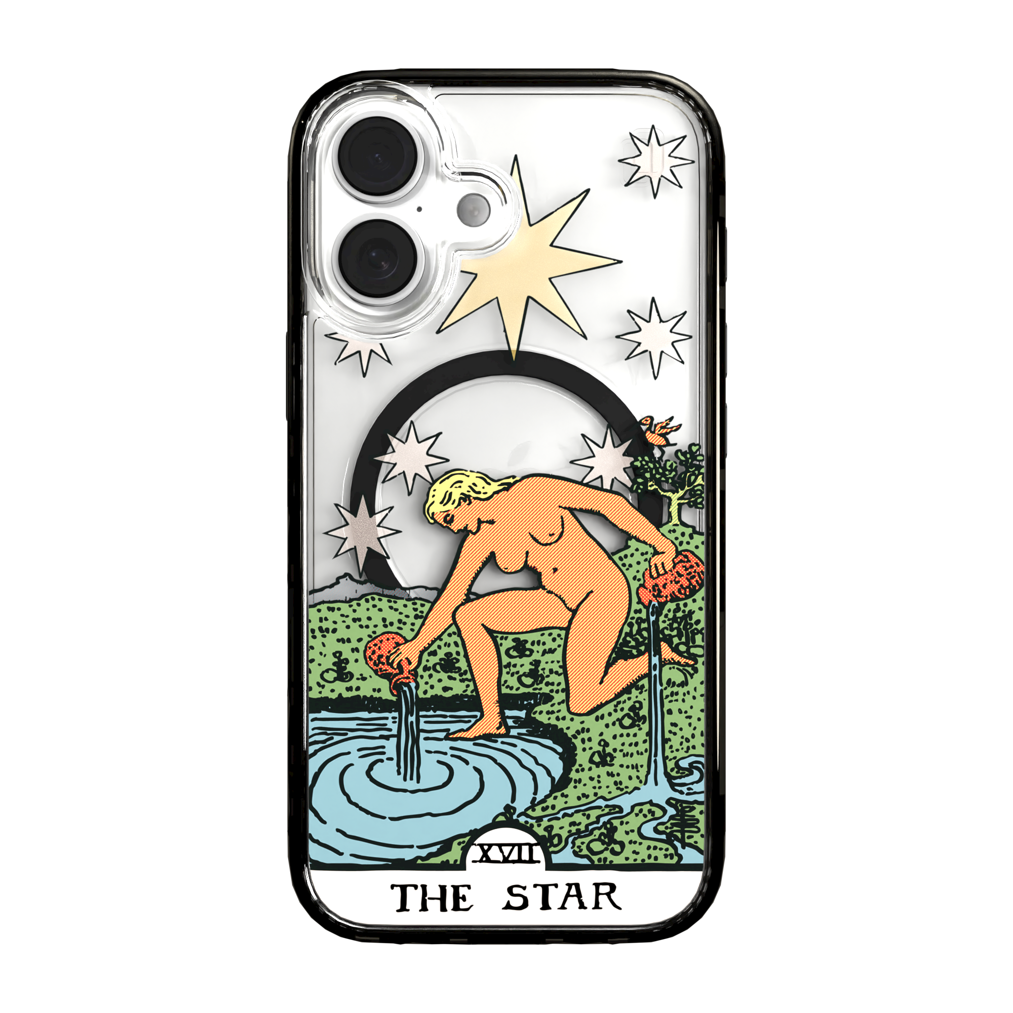 iPhone 16 Series | MagSafe | Tarot Collection | The Star The Star - Color / iPhone 16 / Black