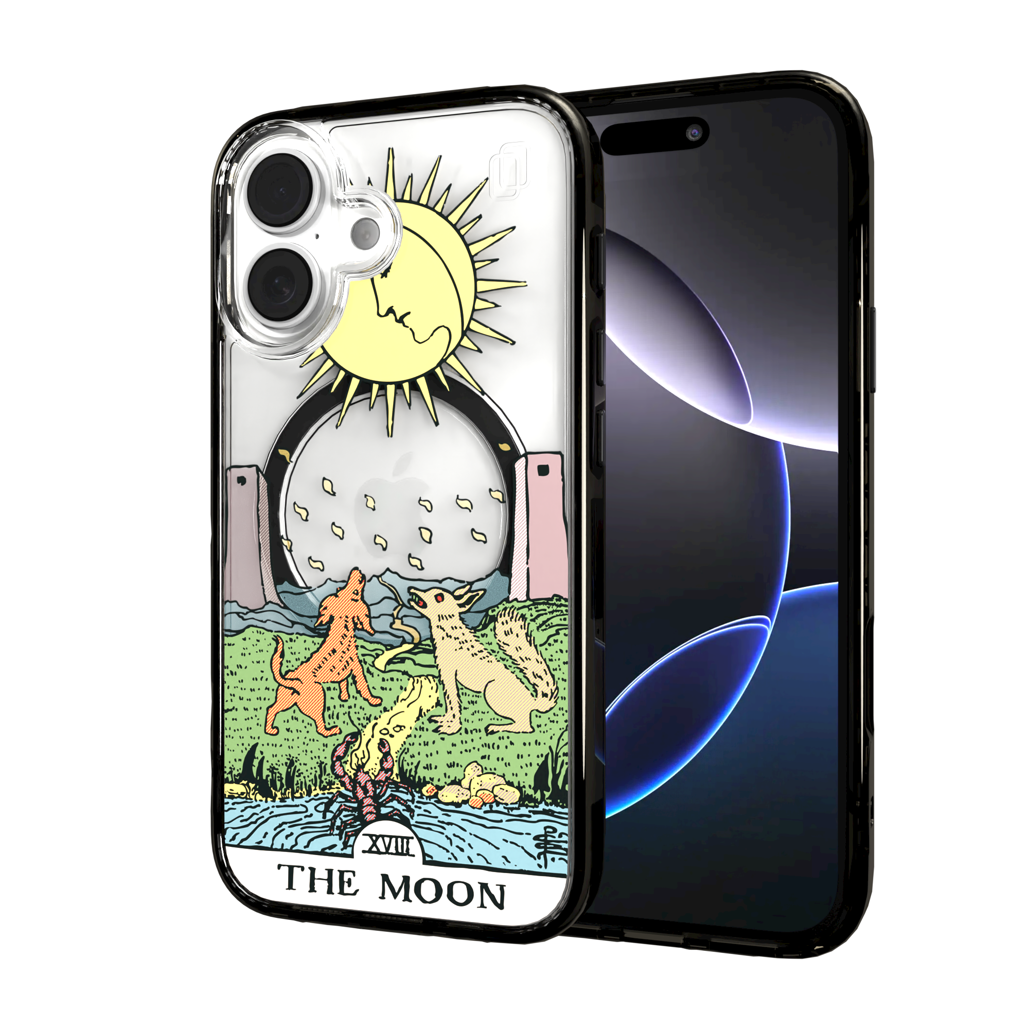 iPhone 16 Series | MagSafe | Tarot Collection | The Moon The Moon - Color / iPhone 16 / Black