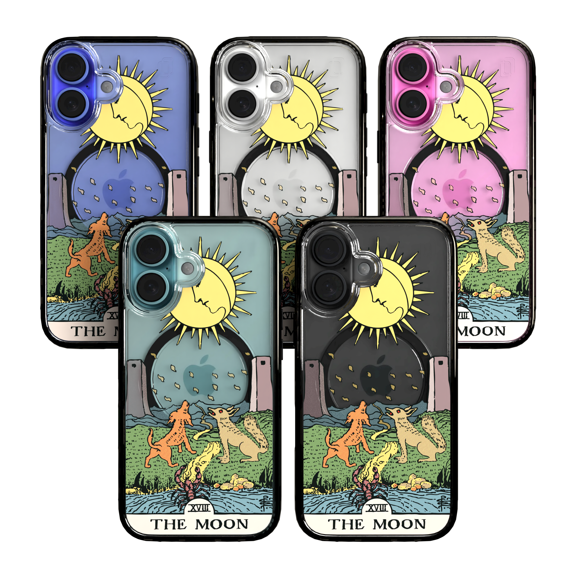 iPhone 16 Series | MagSafe | Tarot Collection | The Moon The Moon - Color / iPhone 16 / Black