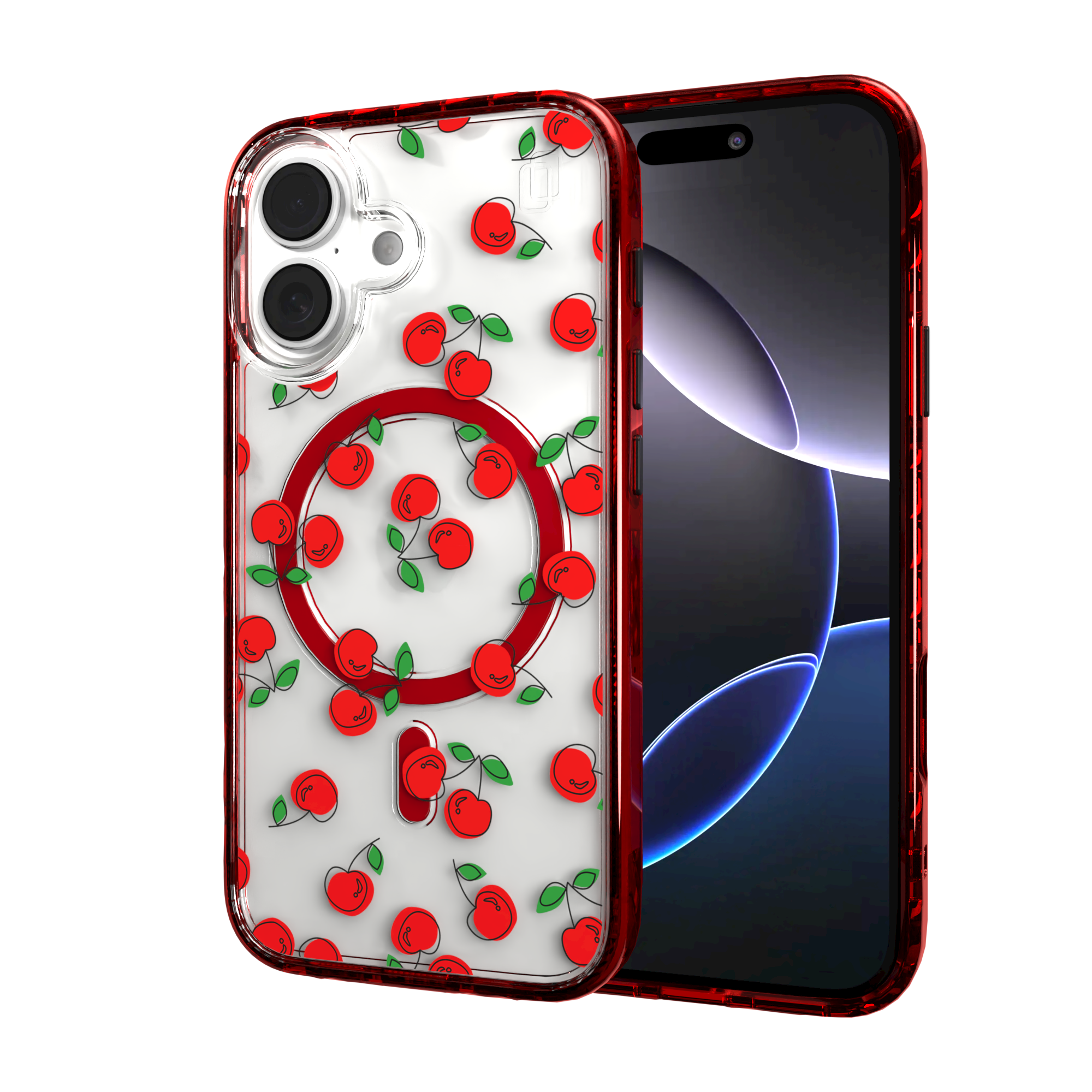 iPhone 16 Series | MagSafe | Fruit Bowl Collection | Bowl O' Cherries Bowl O' Cherries / iPhone 16 / Red