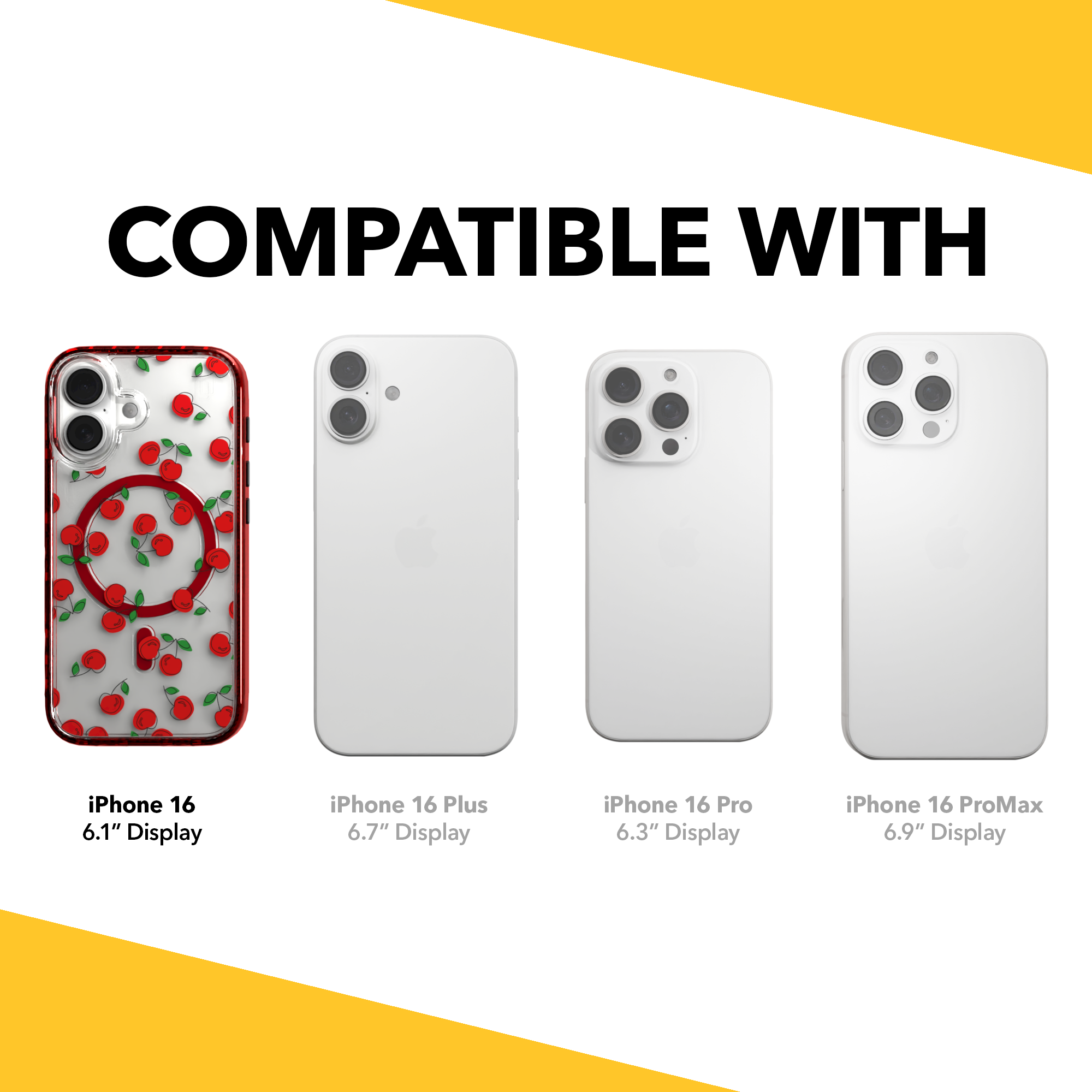 iPhone 16 Series | MagSafe | Fruit Bowl Collection | Bowl O' Cherries Bowl O' Cherries / iPhone 16 / Red