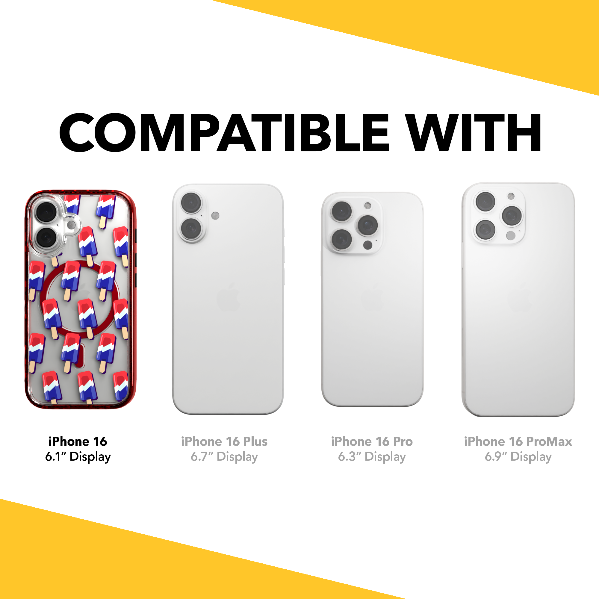 iPhone 16 Series | MagSafe | Summer Vibes Case Collection | Patriot Popsicle Patriot Popsicle / iPhone 16 / Red