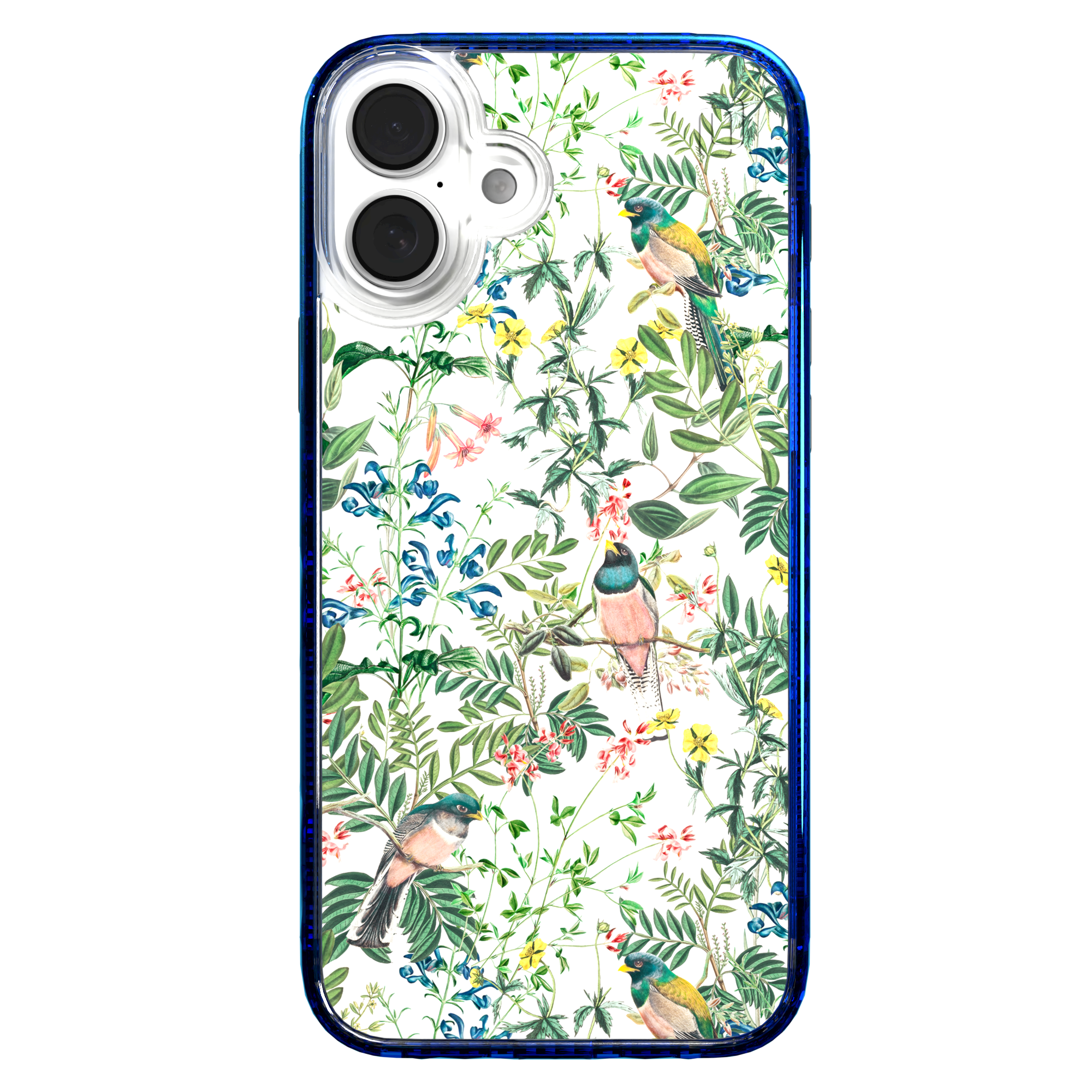 iPhone 16 Series | MagSafe | Bird Case | Botanical Cockatoo Botanical Cockatoo / iPhone 16 Plus / Blue