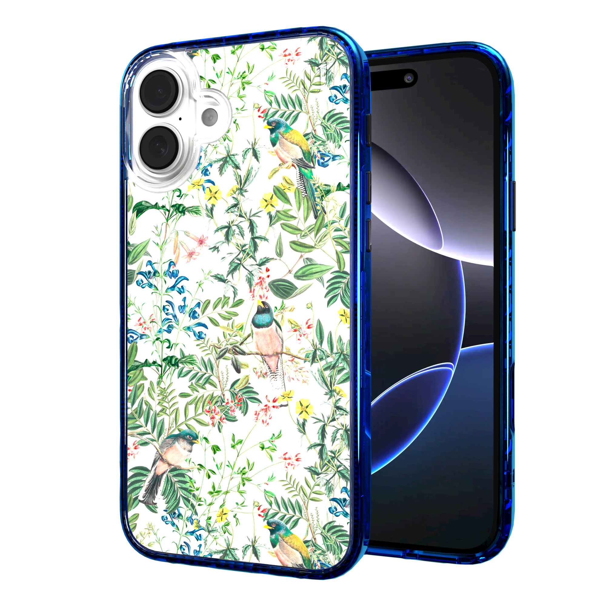 iPhone 16 Series | MagSafe | Bird Case | Botanical Cockatoo Botanical Cockatoo / iPhone 16 Plus / Blue