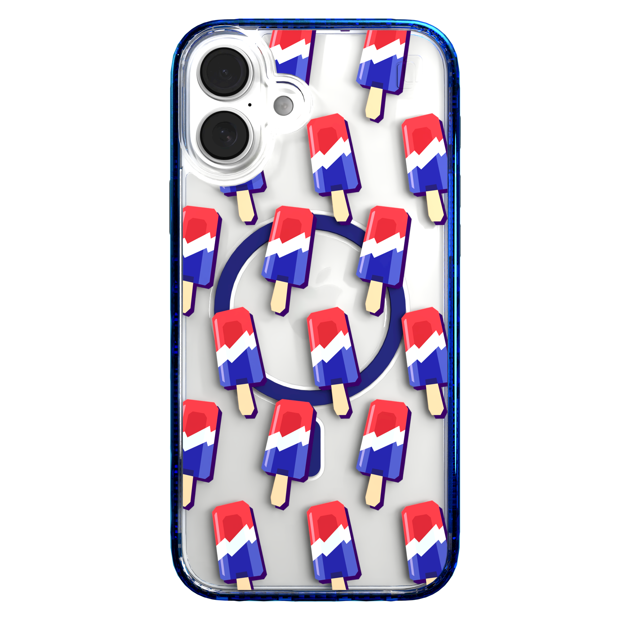 iPhone 16 Series | MagSafe | Summer Vibes Case Collection | Patriot Popsicle Patriot Popsicle / iPhone 16 Plus / Blue