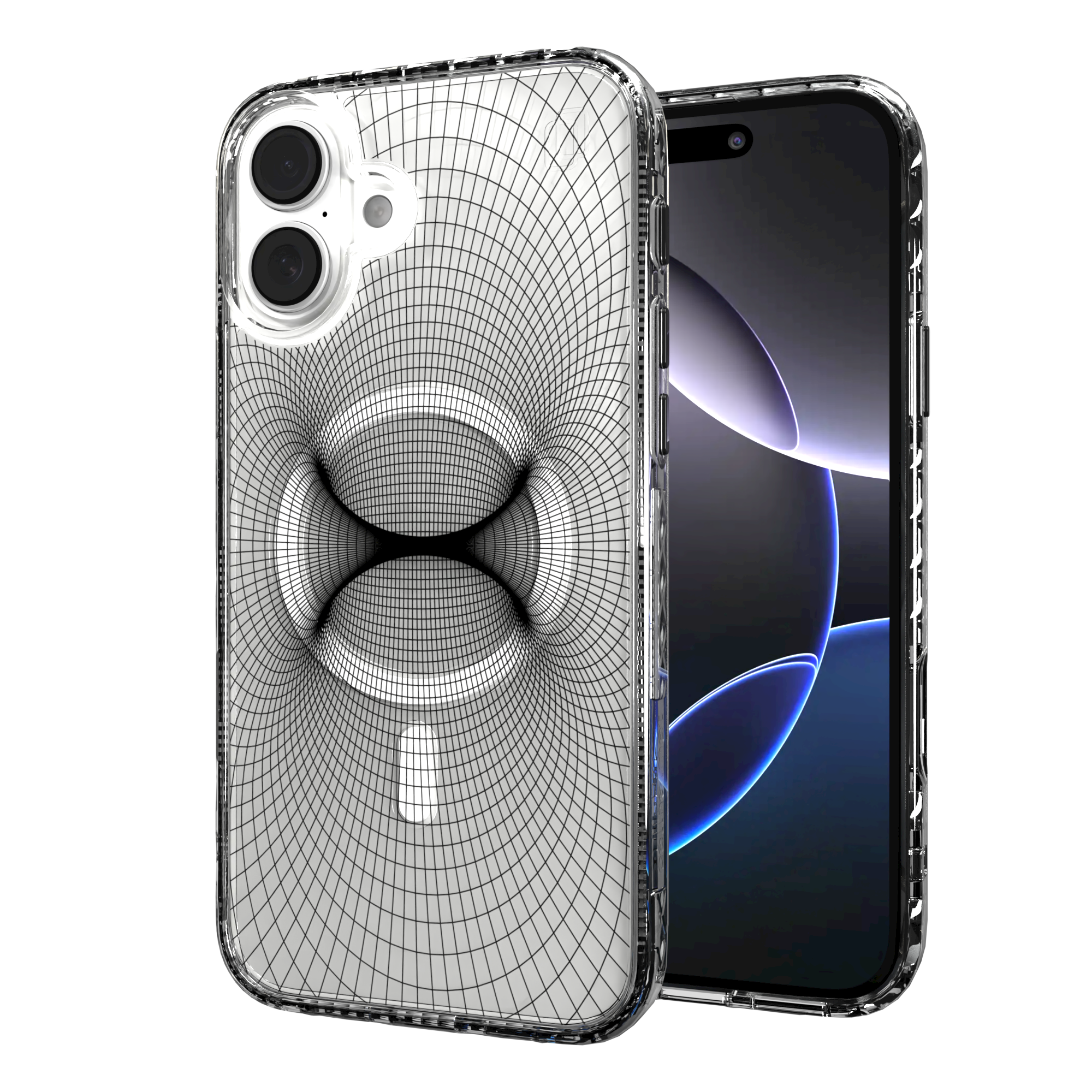 iPhone 16 Series | MagSafe | Monochromatic Case Designs | Symmetry Symmetry / iPhone 16 Plus / Clear
