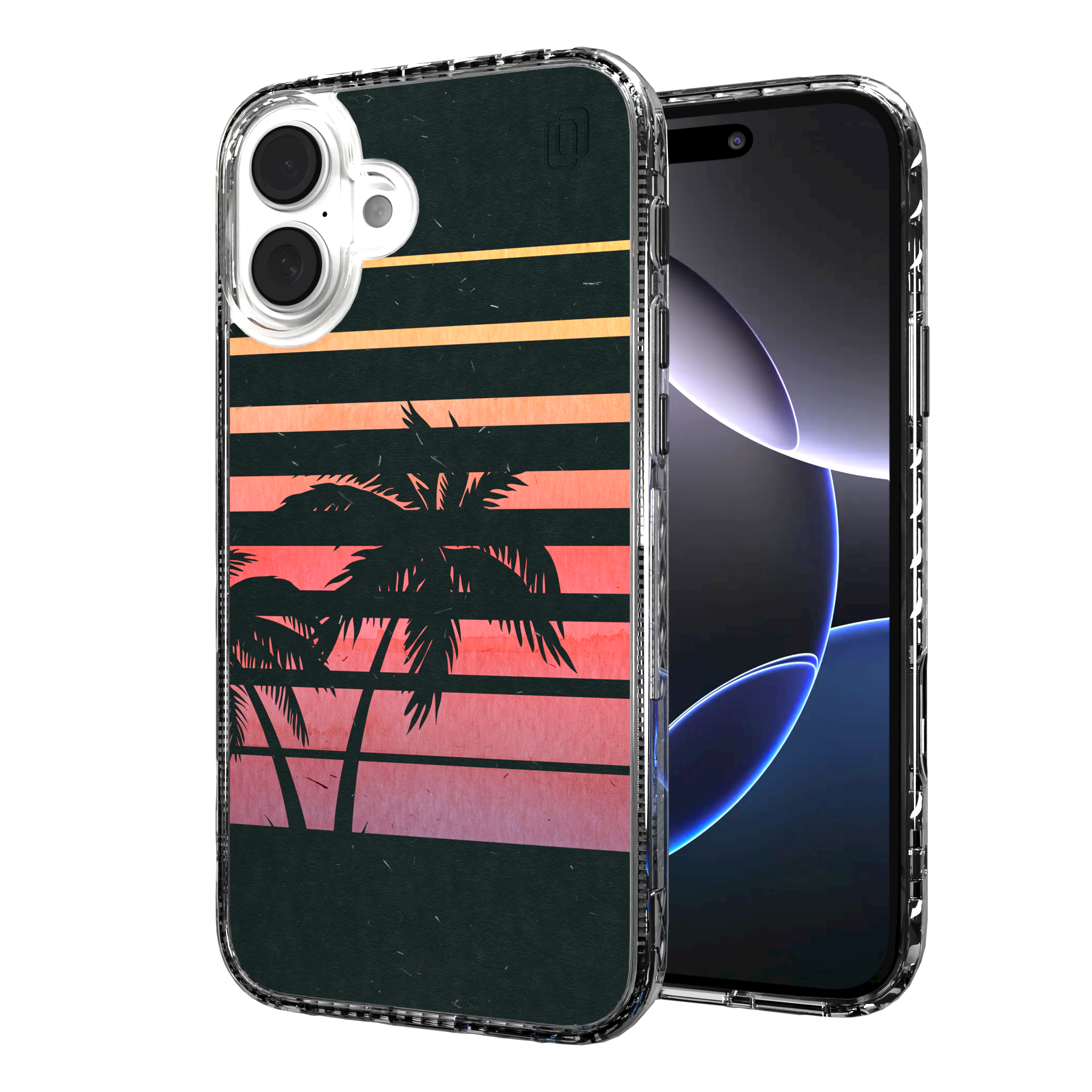 iPhone 16 Series | MagSafe | Summer Vibes Case Collection | Beach Sunset Beach Sunset / iPhone 16 Plus / Clear