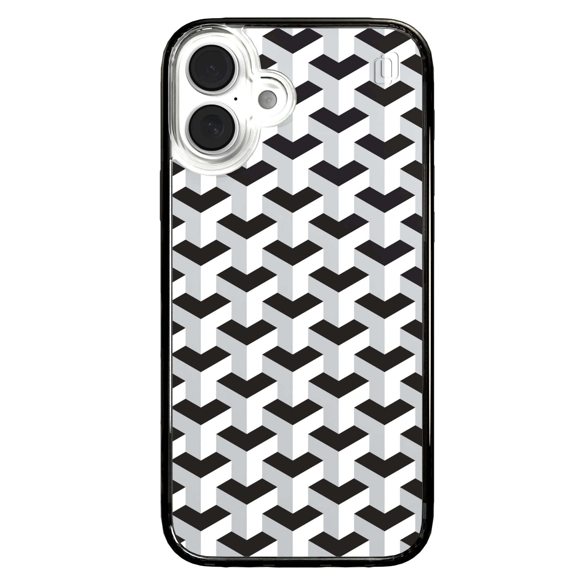 iPhone 16 Series | MagSafe | Monochromatic Case Designs | Infinite Stairway Infinite Stairway / iPhone 16 Plus / Black