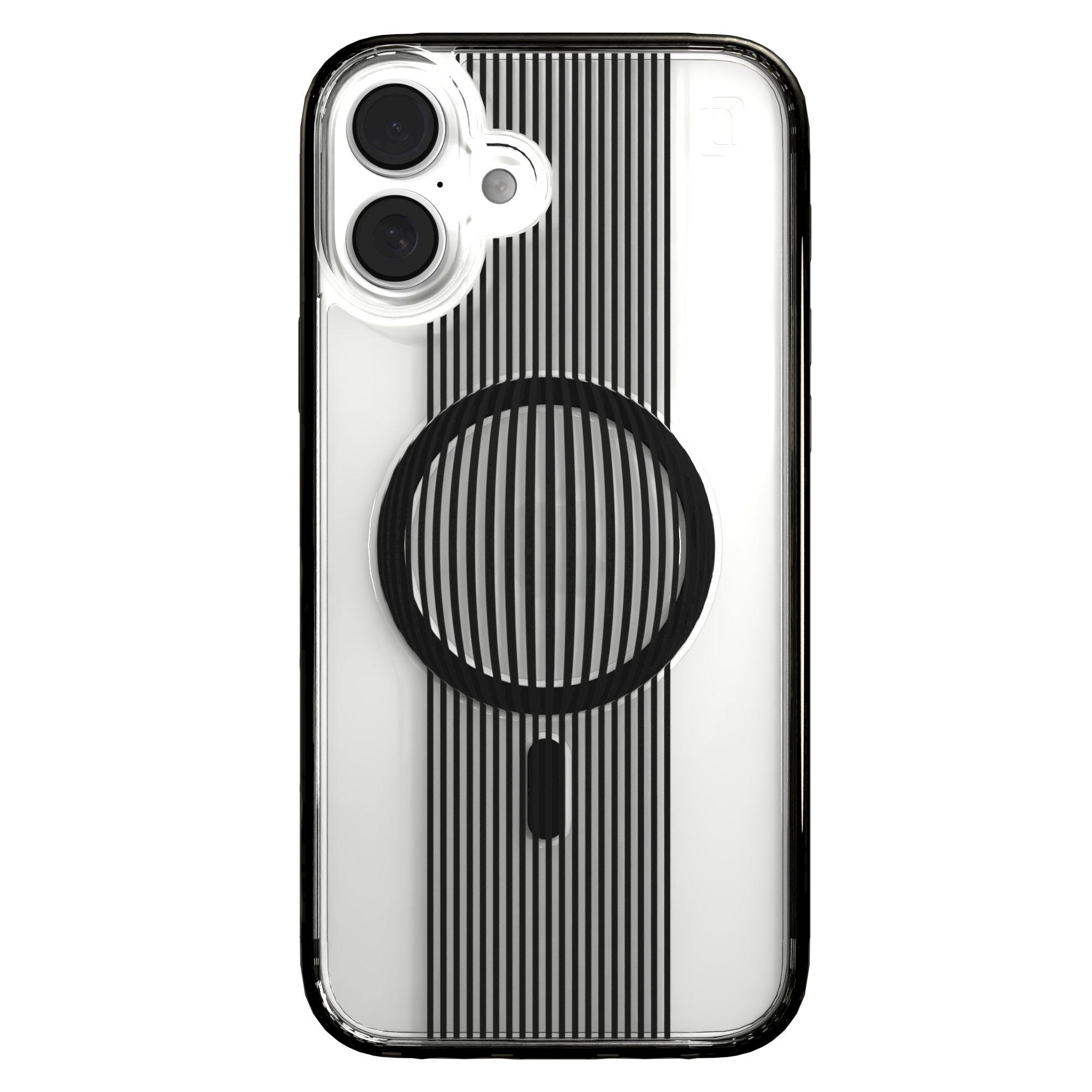iPhone 16 Series | MagSafe | Monochromatic Case Designs | Gravity Sphere Gravity / iPhone 16 Plus / Black