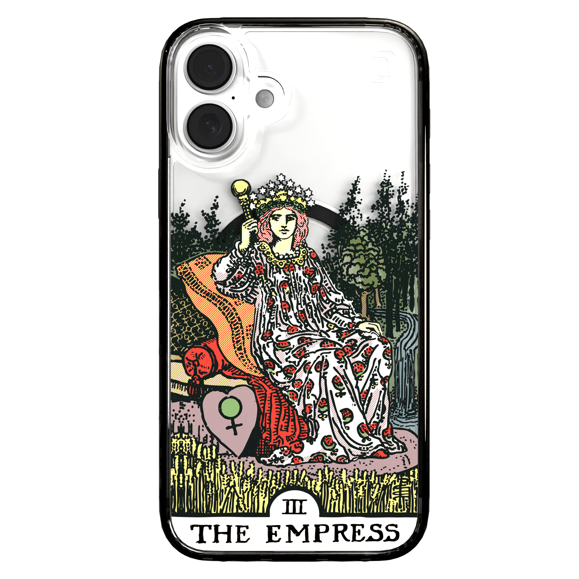 iPhone 16 Series | MagSafe | Tarot Collection | The Empress The Empress - Color / iPhone 16 Plus / Black