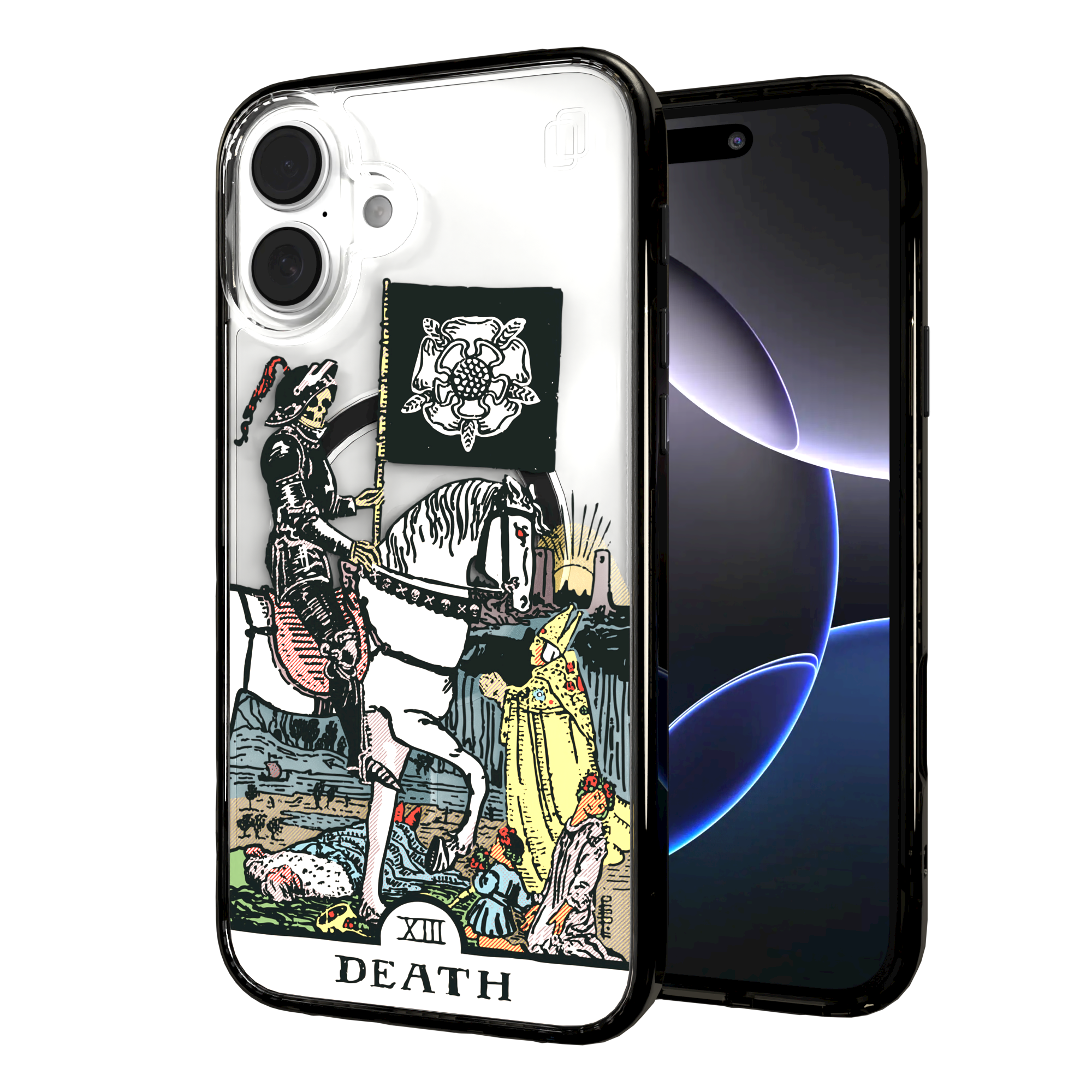 iPhone 16 Series | MagSafe | Tarot Collection | Death Death - Color / iPhone 16 Plus / Black