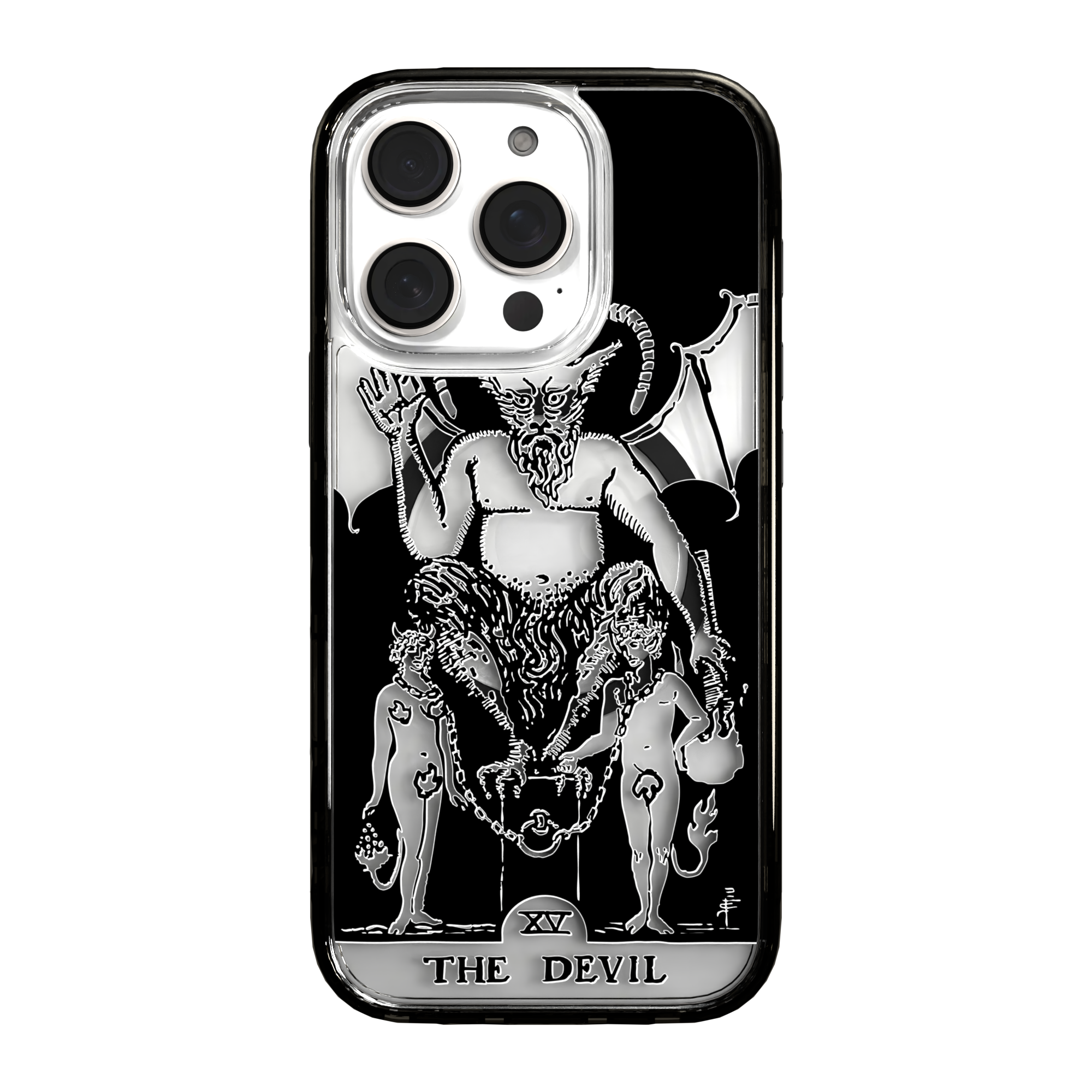 iPhone 16 Series | MagSafe | Tarot Collection | The Devil The Devil - Line / iPhone 16 Pro / Black