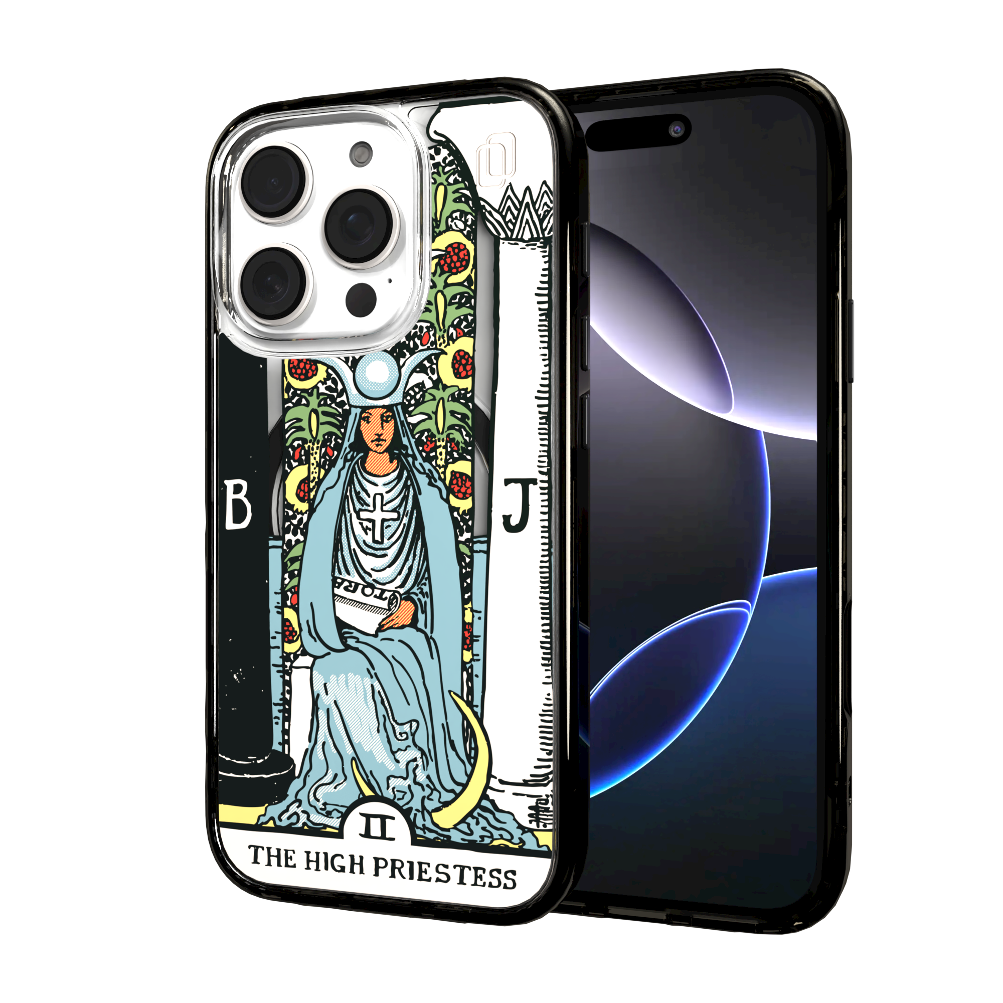 iPhone 16 Series | MagSafe | Tarot Collection | The High Priestess The High Priestess - Color / iPhone 16 Pro / Black