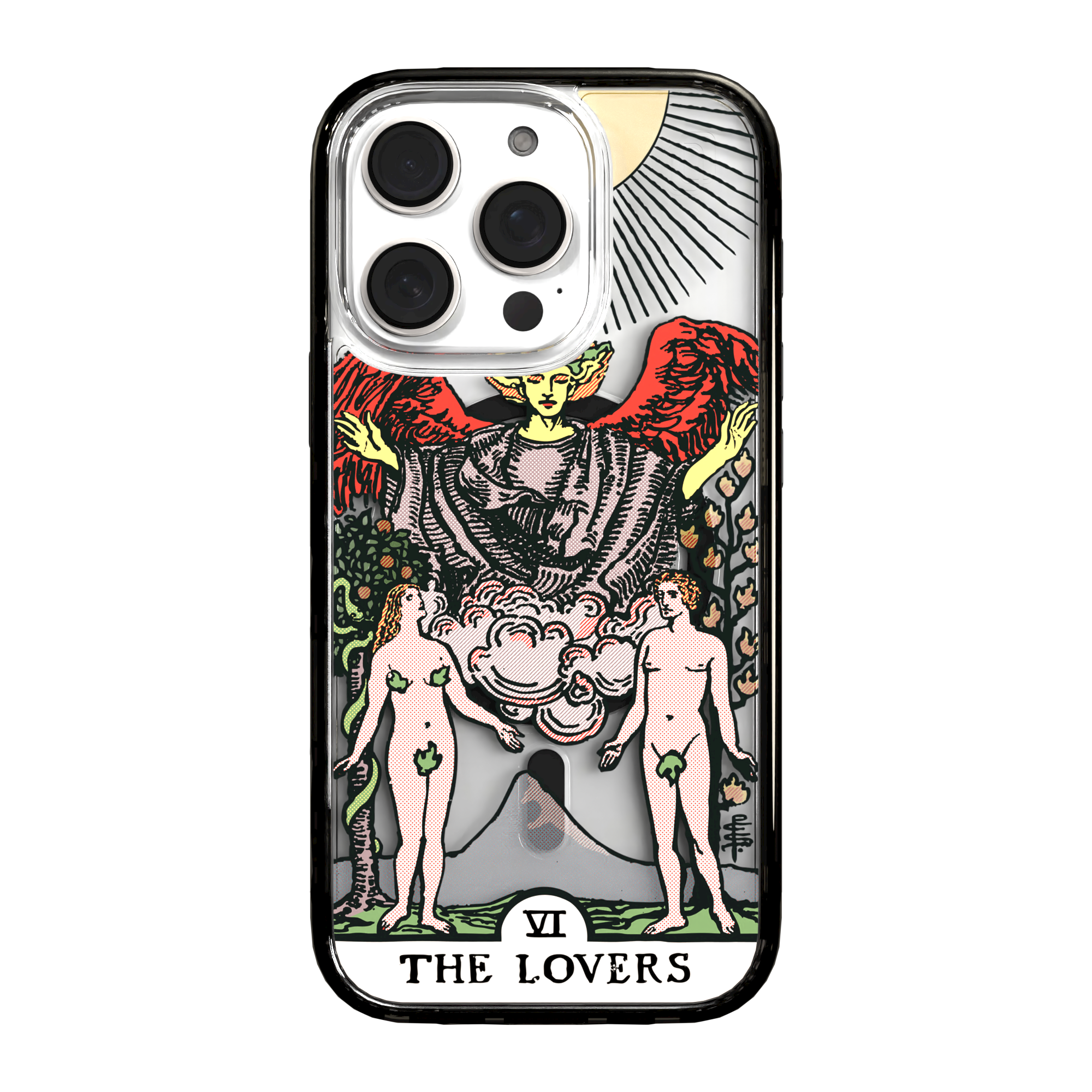 iPhone 16 Series | MagSafe | Tarot Collection | The Lovers The Lovers - Color / iPhone 16 Pro / Black