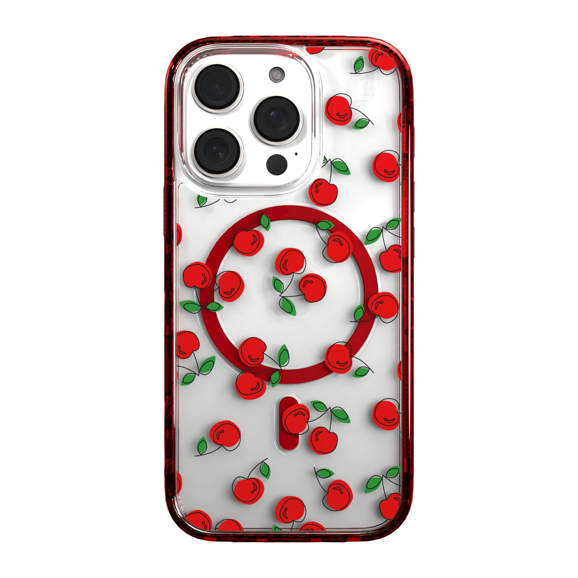 iPhone 16 Series | MagSafe | Fruit Bowl Collection | Bowl O' Cherries Bowl O' Cherries / iPhone 16 Pro / Red