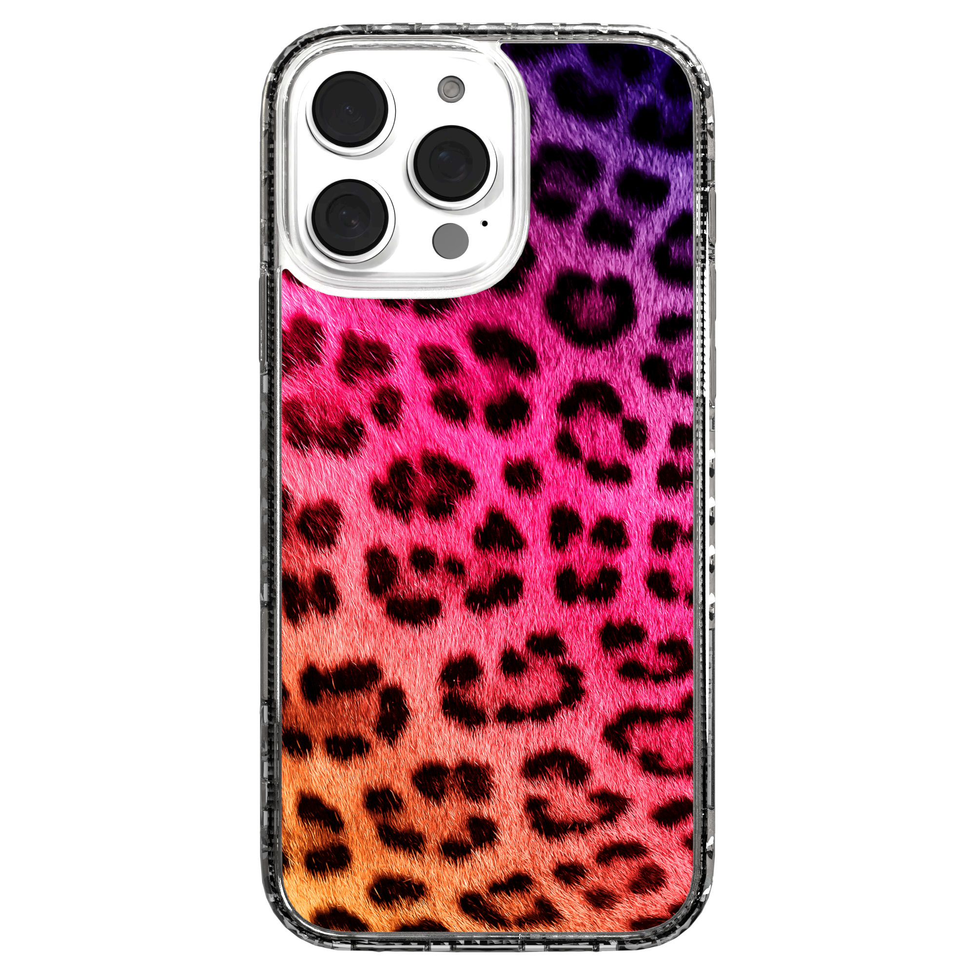 iPhone 16 Series | MagSafe | Animal Print Case | Pink Leopard Print Pink Cheetah / iPhone 16 Pro Max / Clear